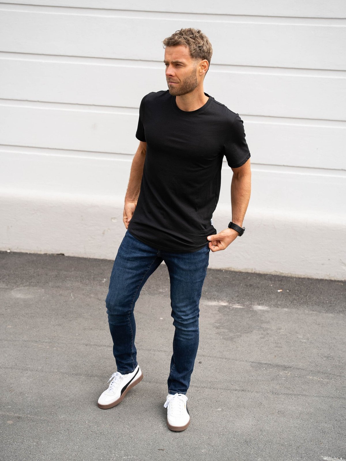 Only & Sons Matt Longy Short Sleeve Tee Black