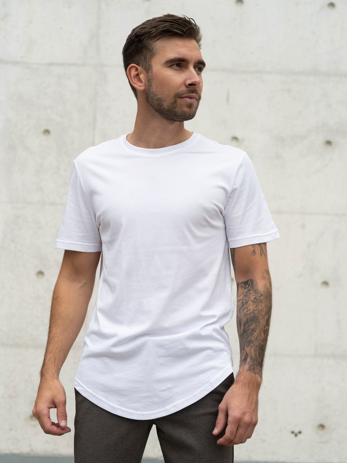 Only & Sons Matt Longy Short Sleeve Tee White