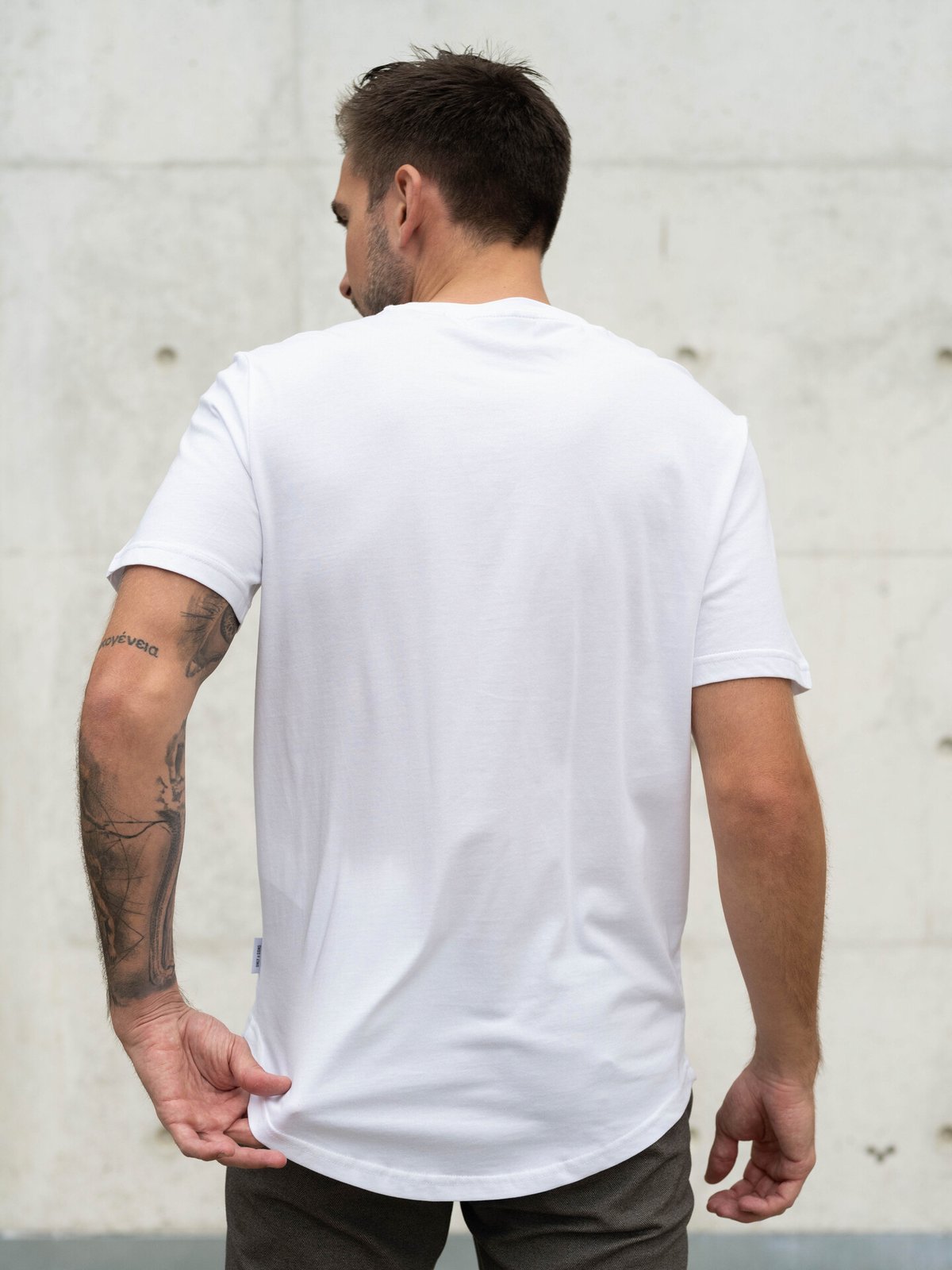 Only & Sons Matt Longy Short Sleeve Tee White