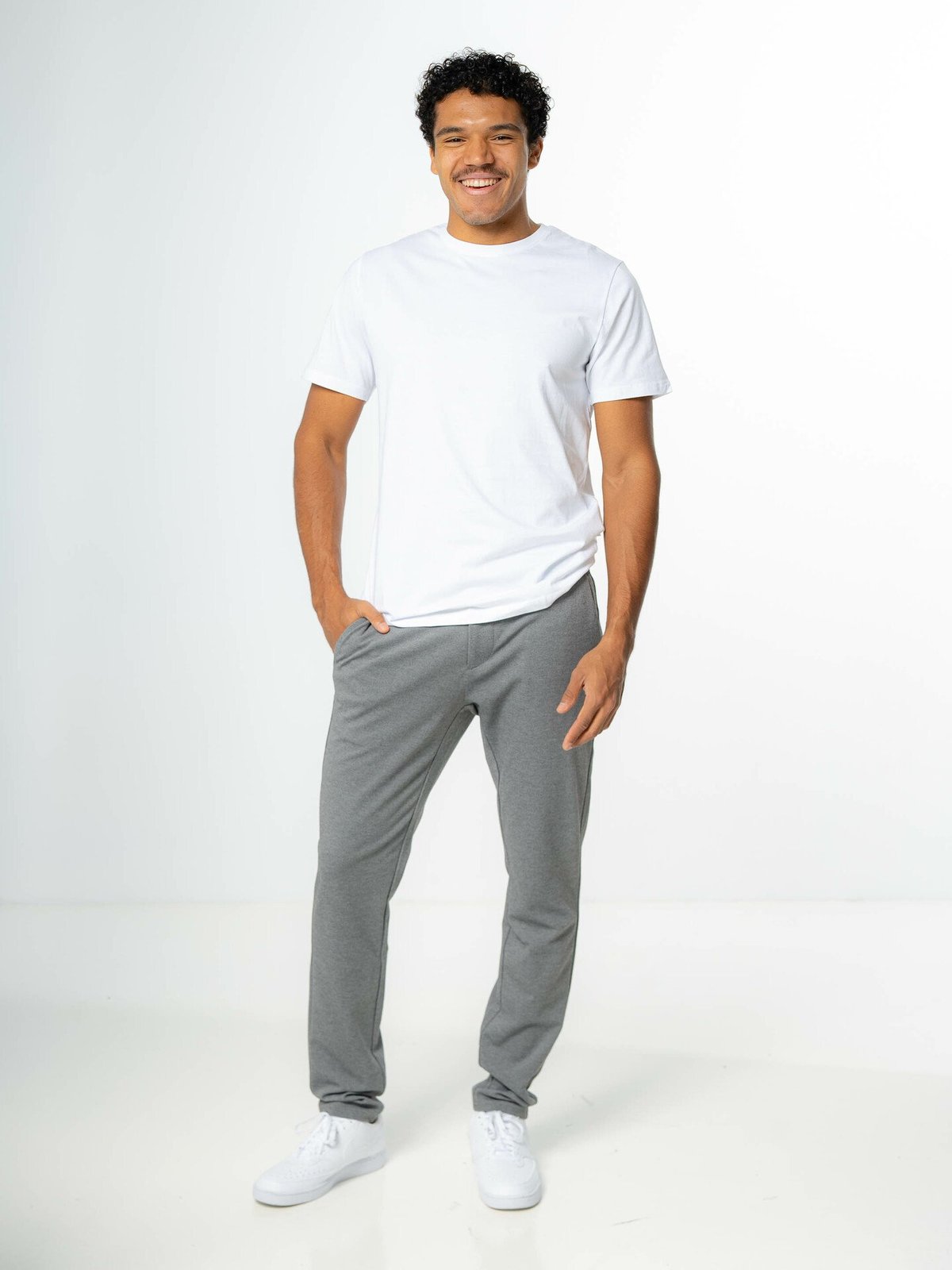 Only & Sons Mark Slim Fit Pant Medium Grey Melange