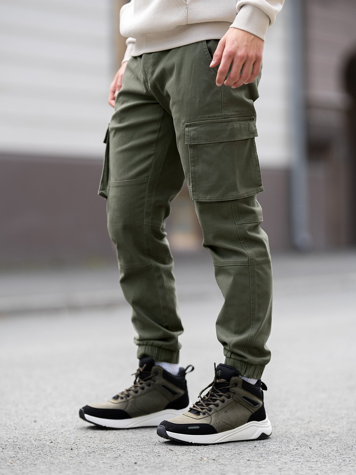 Only & Sons Cam Stage Cargo Cuff Life 6687 Olive Night