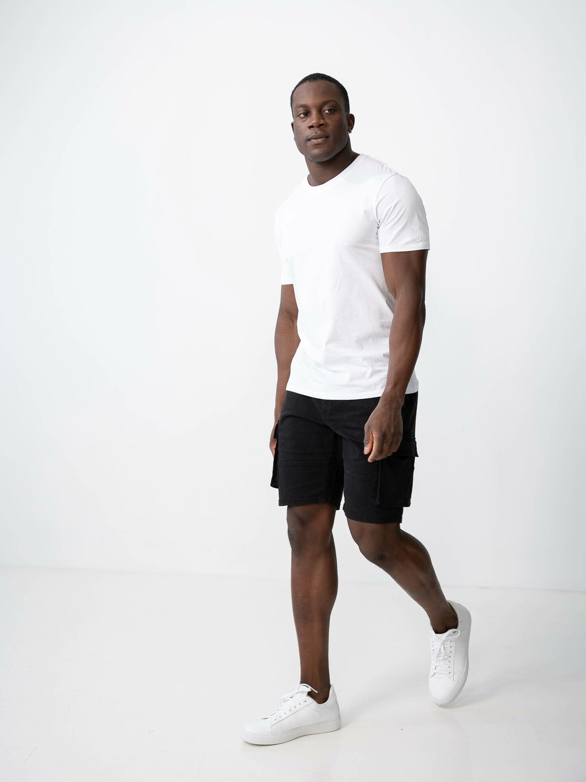 Only & Sons Cam Stage Cargo Shorts Black