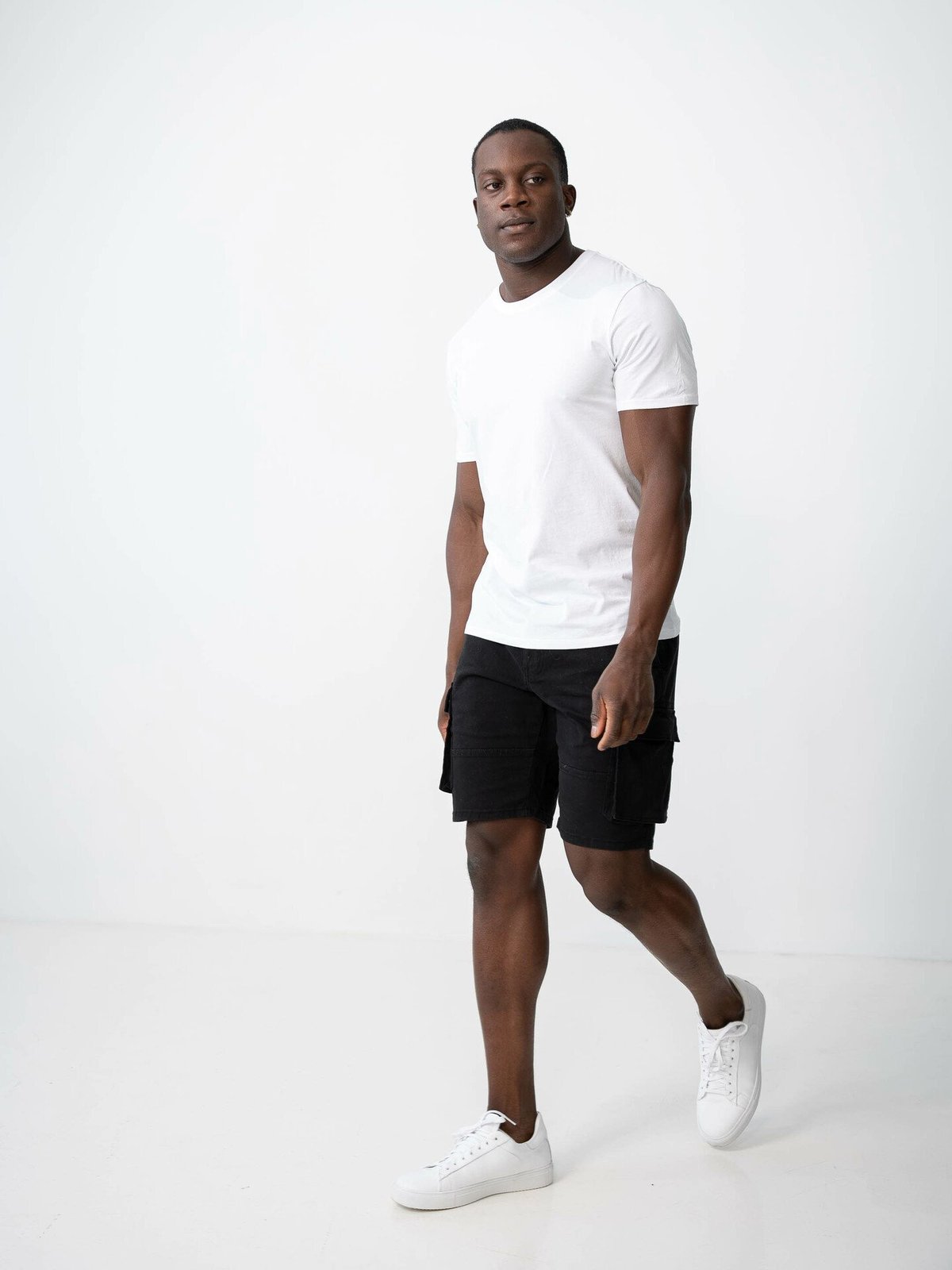 Only & Sons Cam Stage Cargo Shorts Black