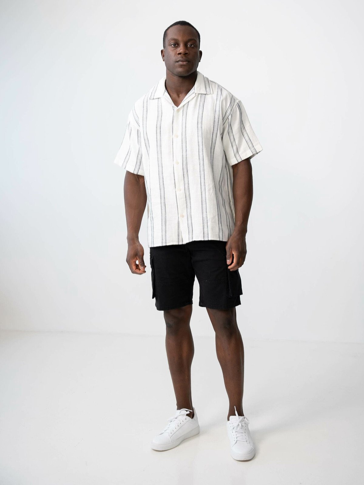 Only & Sons Cam Stage Cargo Shorts Black