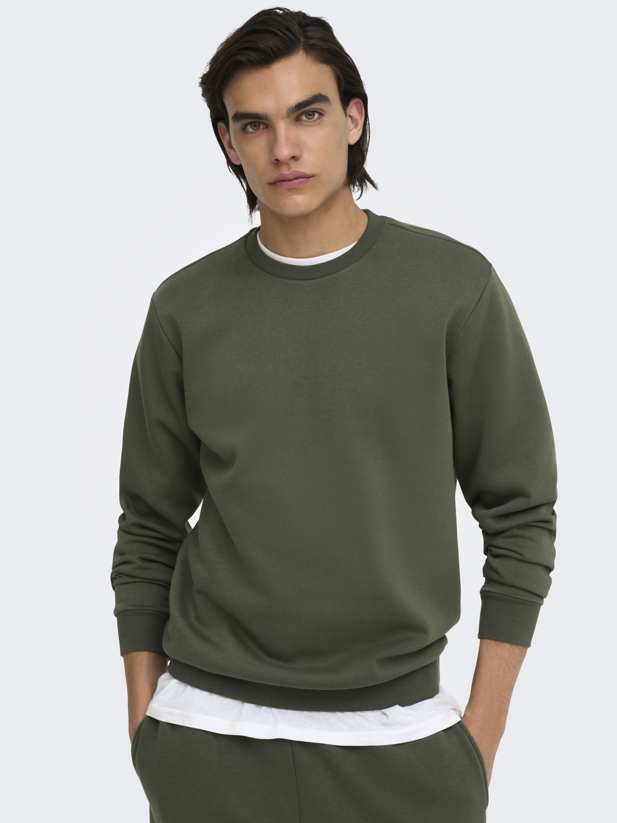 Only & Sons Ceres Crew Neck Grå