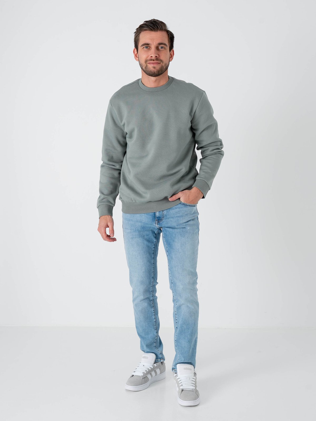 Only & Sons Ceres Crew Neck Chinois Green