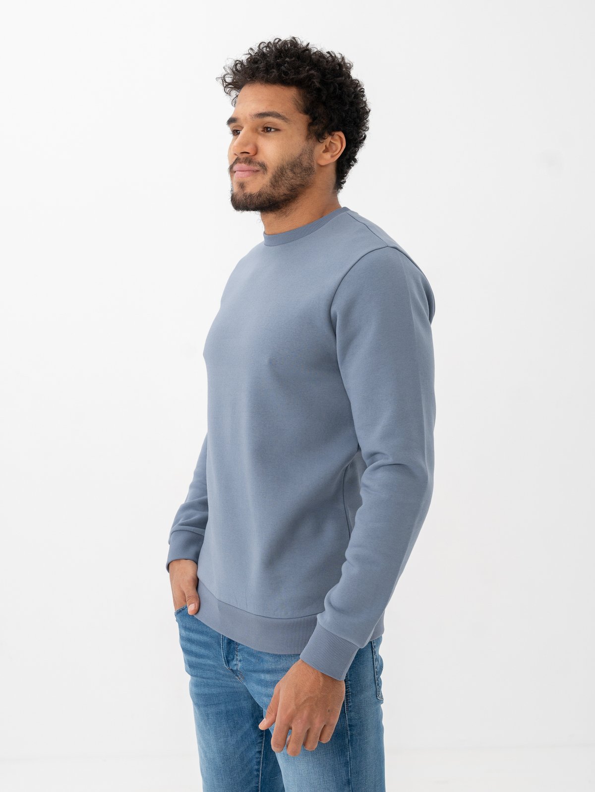 Only & Sons Ceres Crew Neck Flint Stone