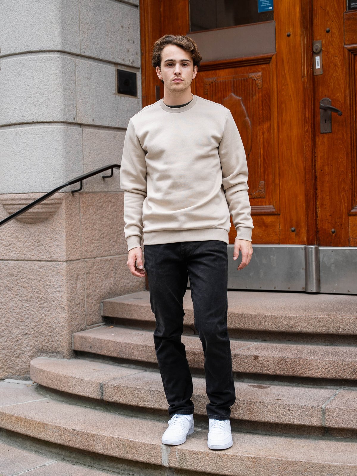 Only & Sons Ceres Crew Neck Silver Lining