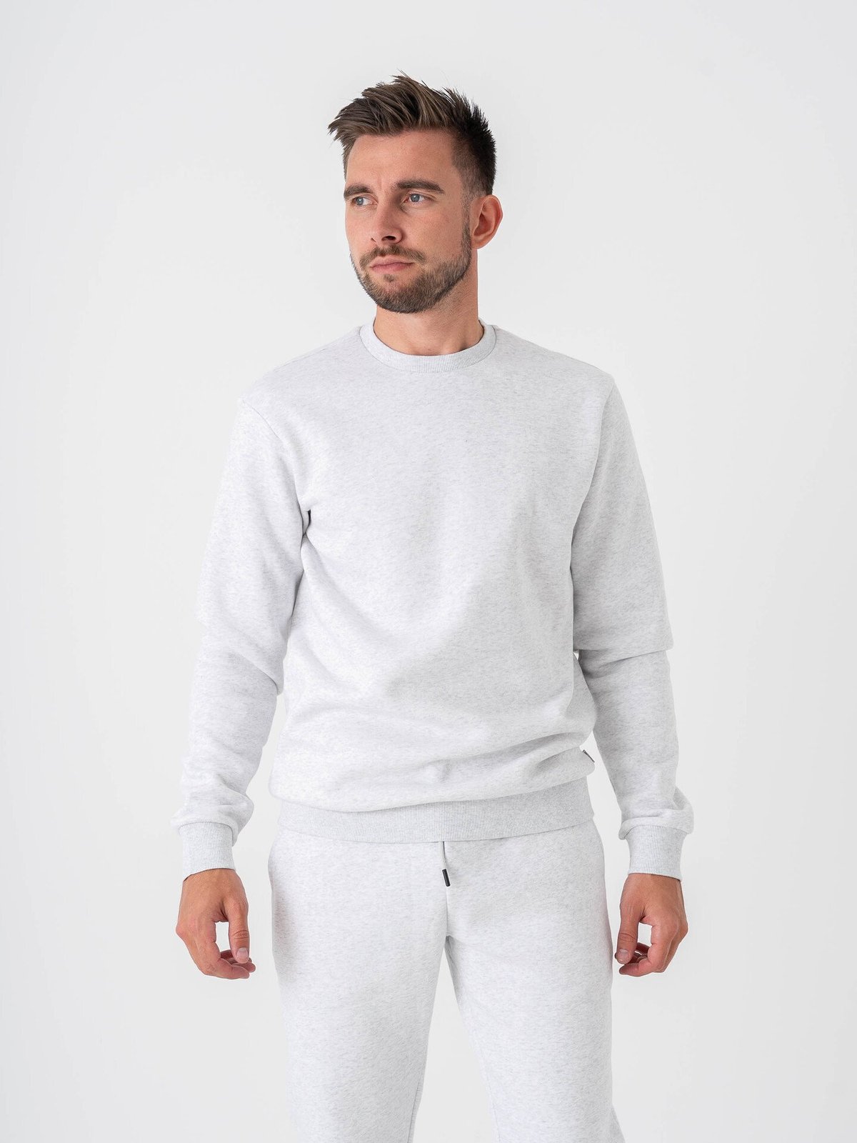 Only & Sons Ceres Crew Neck Super Light Grey Melange
