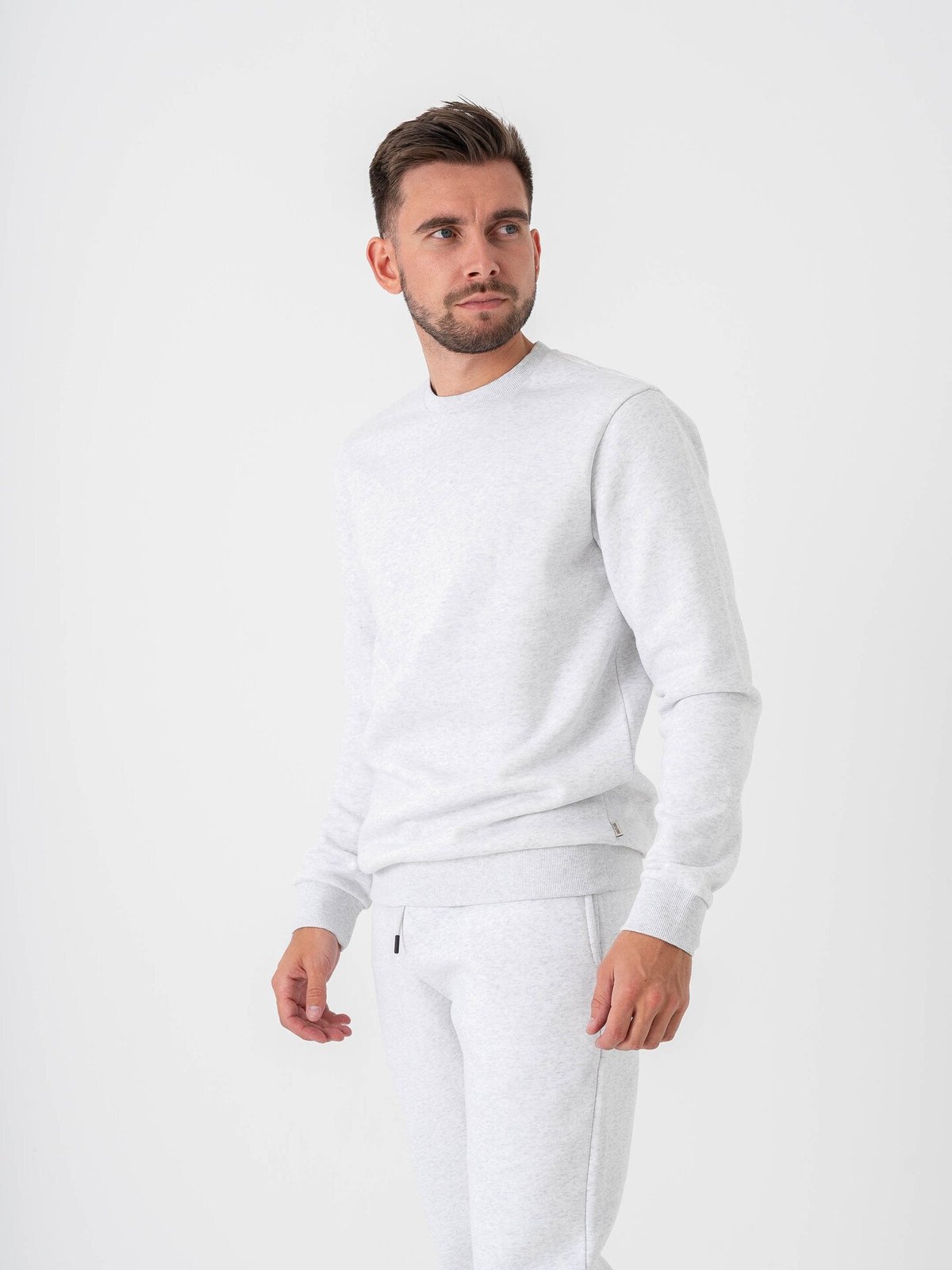 Only & Sons Ceres Crew Neck Super Light Grey Melange