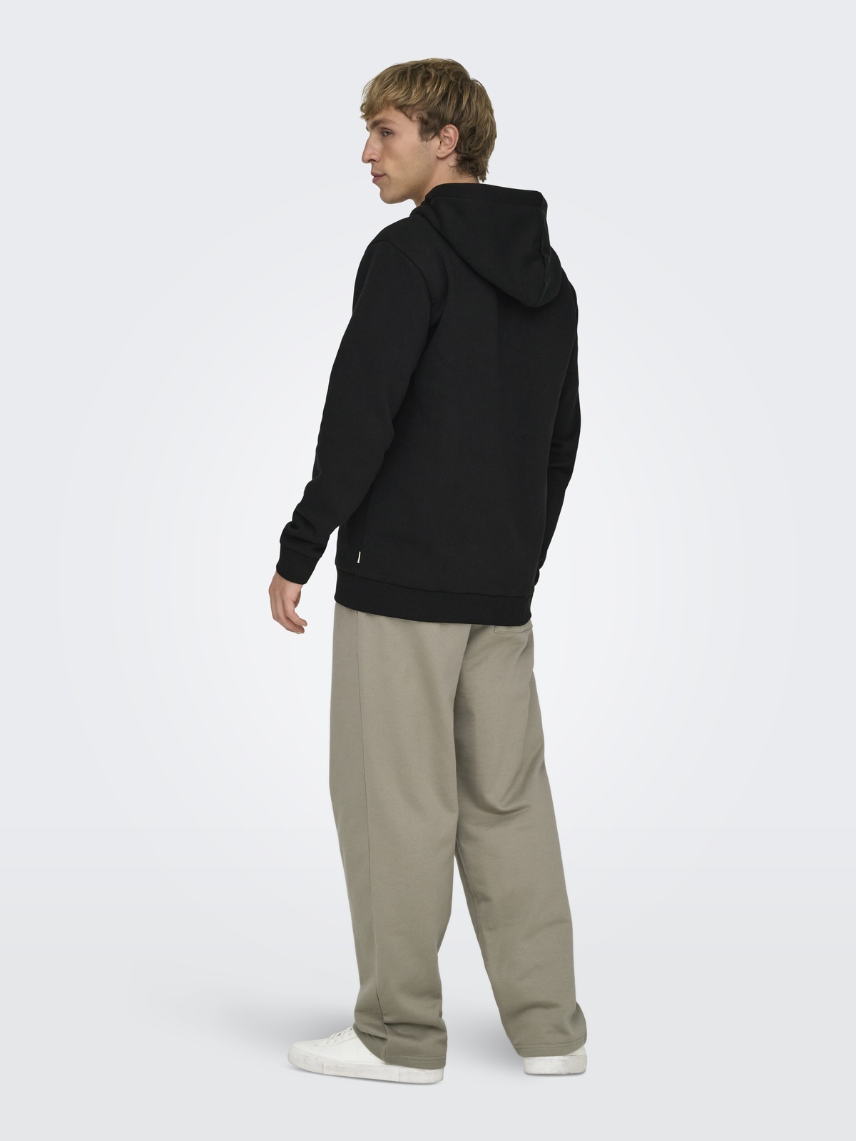 Only & Sons Ceres Zip Thr. Hoodie Sweat Sort