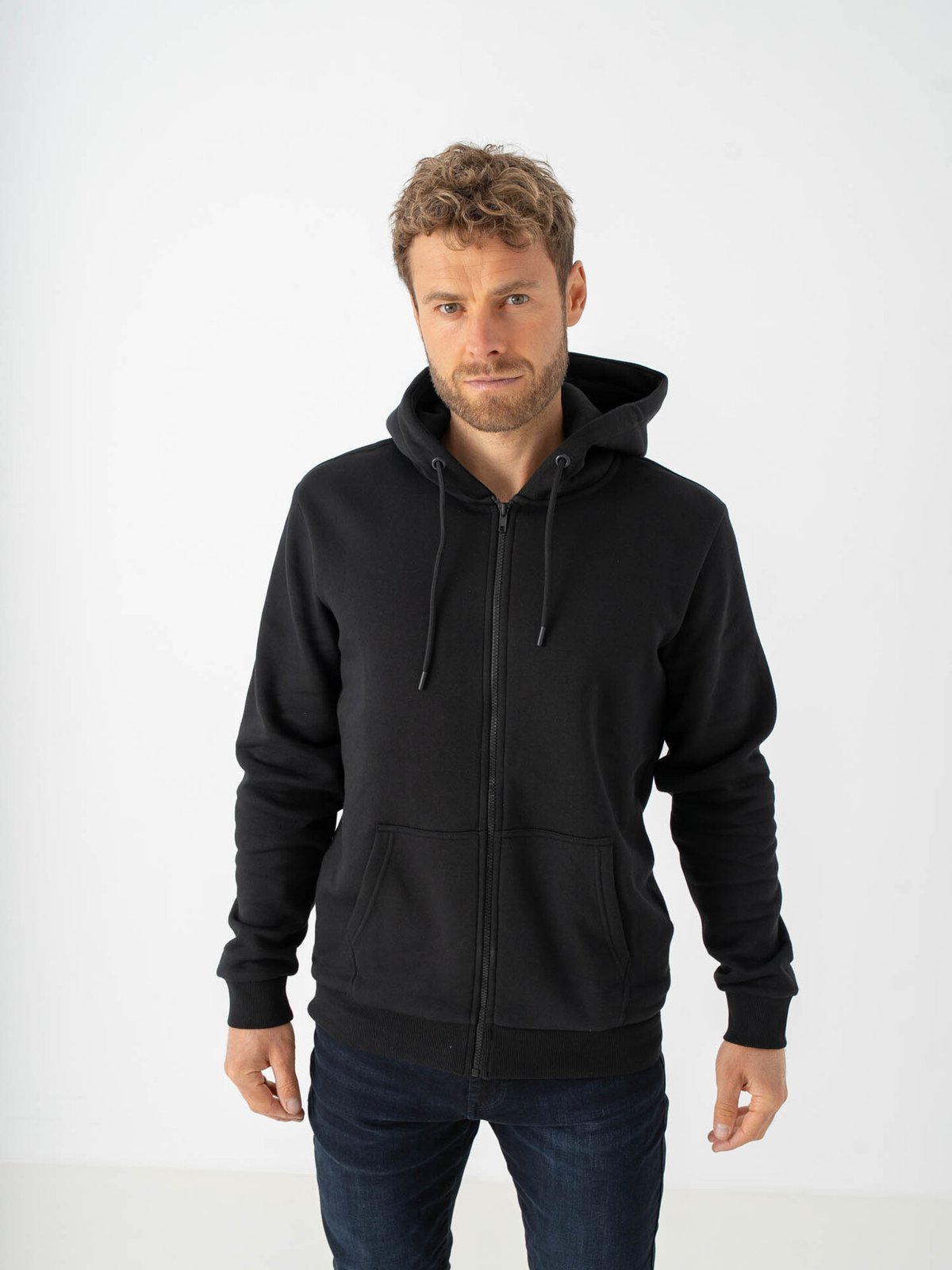 Only & Sons Ceres Zip Thr. Hoodie Sweat Sort