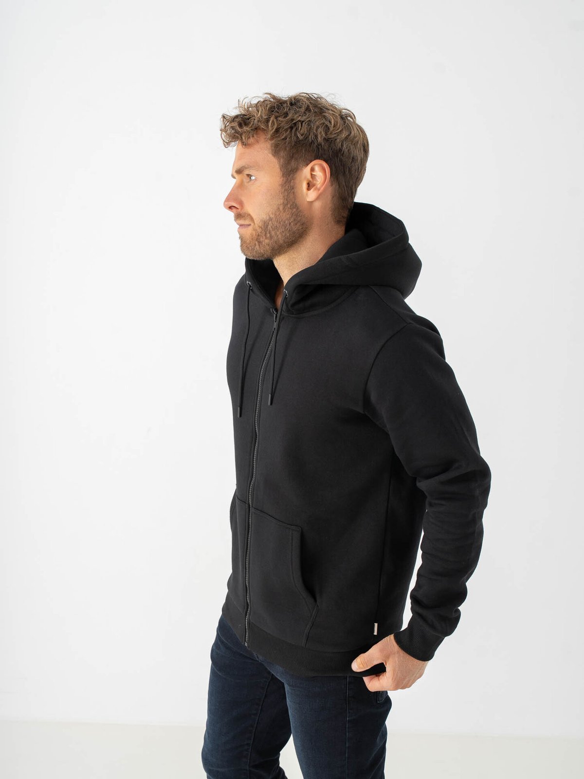 Only & Sons Ceres Zip Thr. Hoodie Sweat Sort
