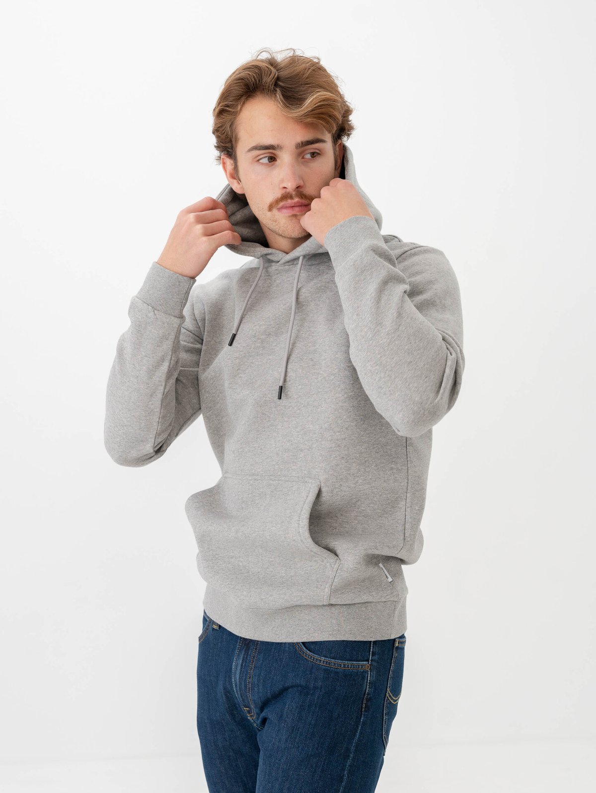Only & Sons Ceres Hoodie Sweat Light Grey Melange