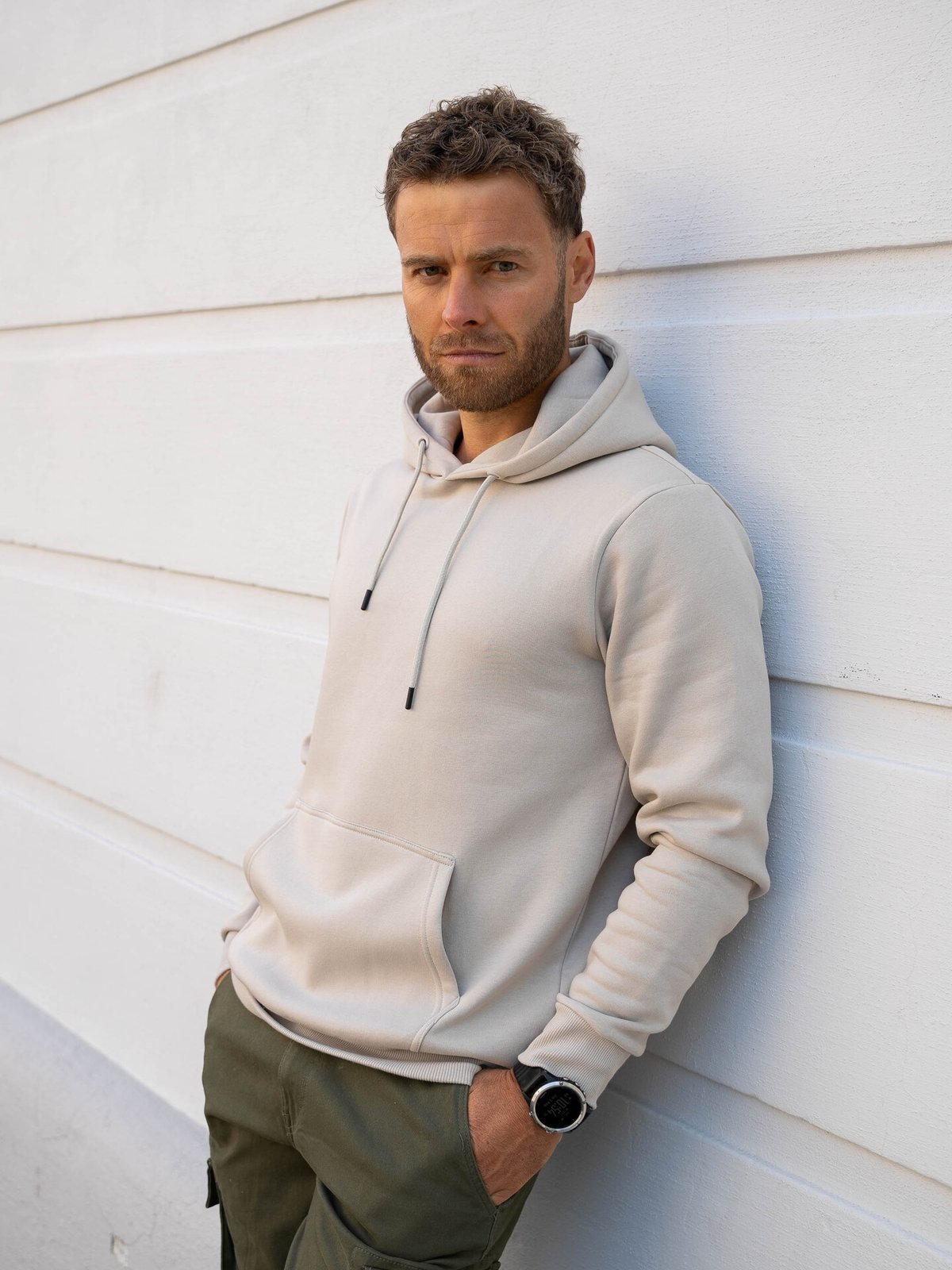 Only & Sons Ceres Hoodie Sweat Silver Lining