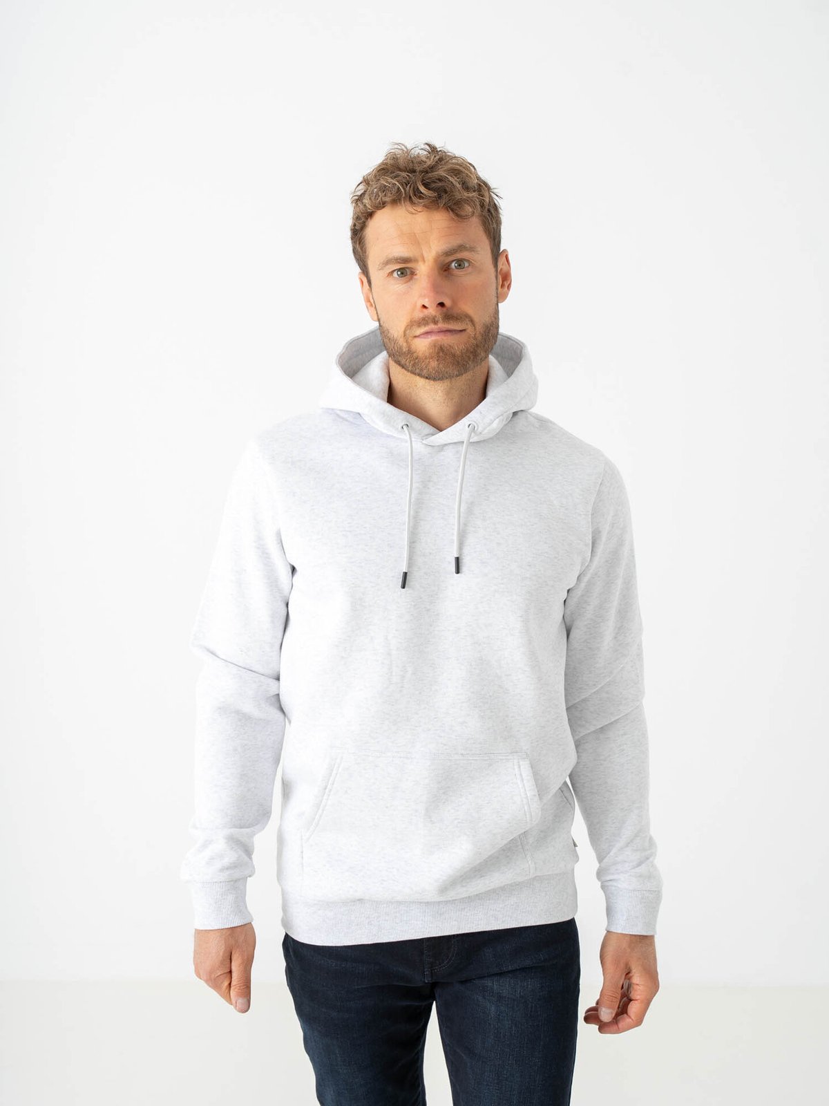 Only & Sons Ceres Hoodie Sweat Super Light Grey Melange