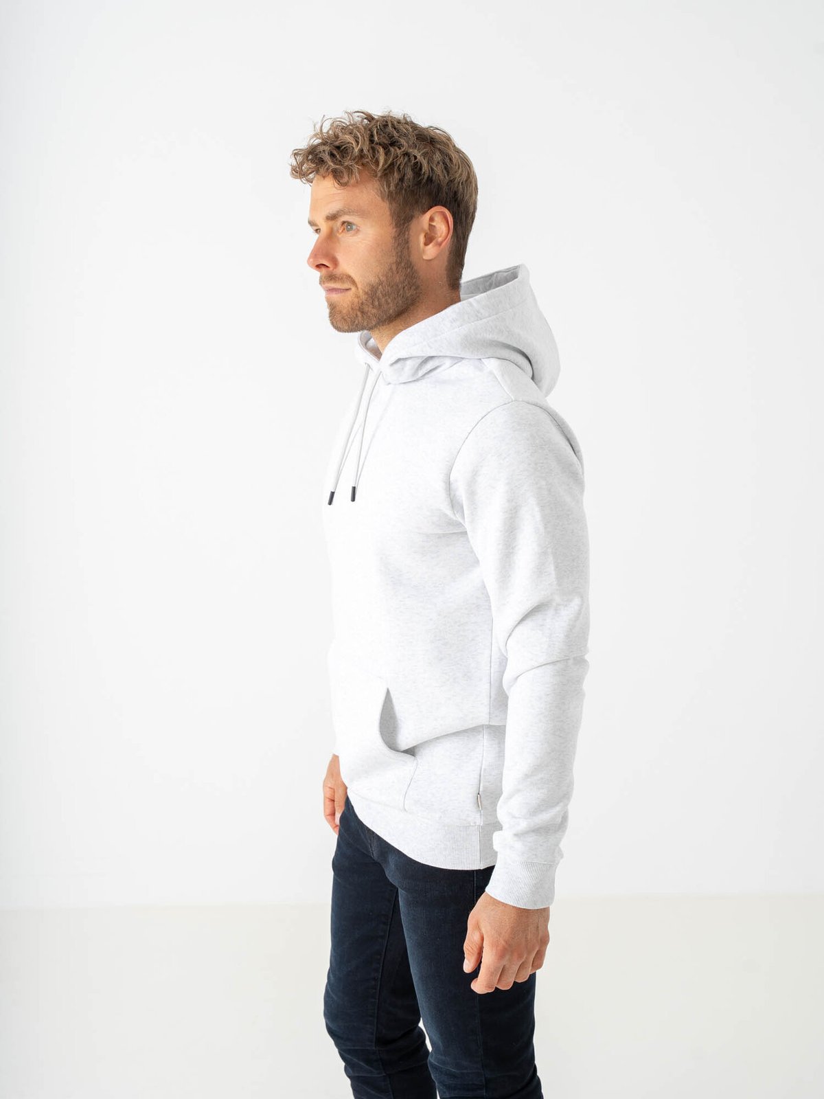 Only & Sons Ceres Hoodie Sweat Super Light Grey Melange