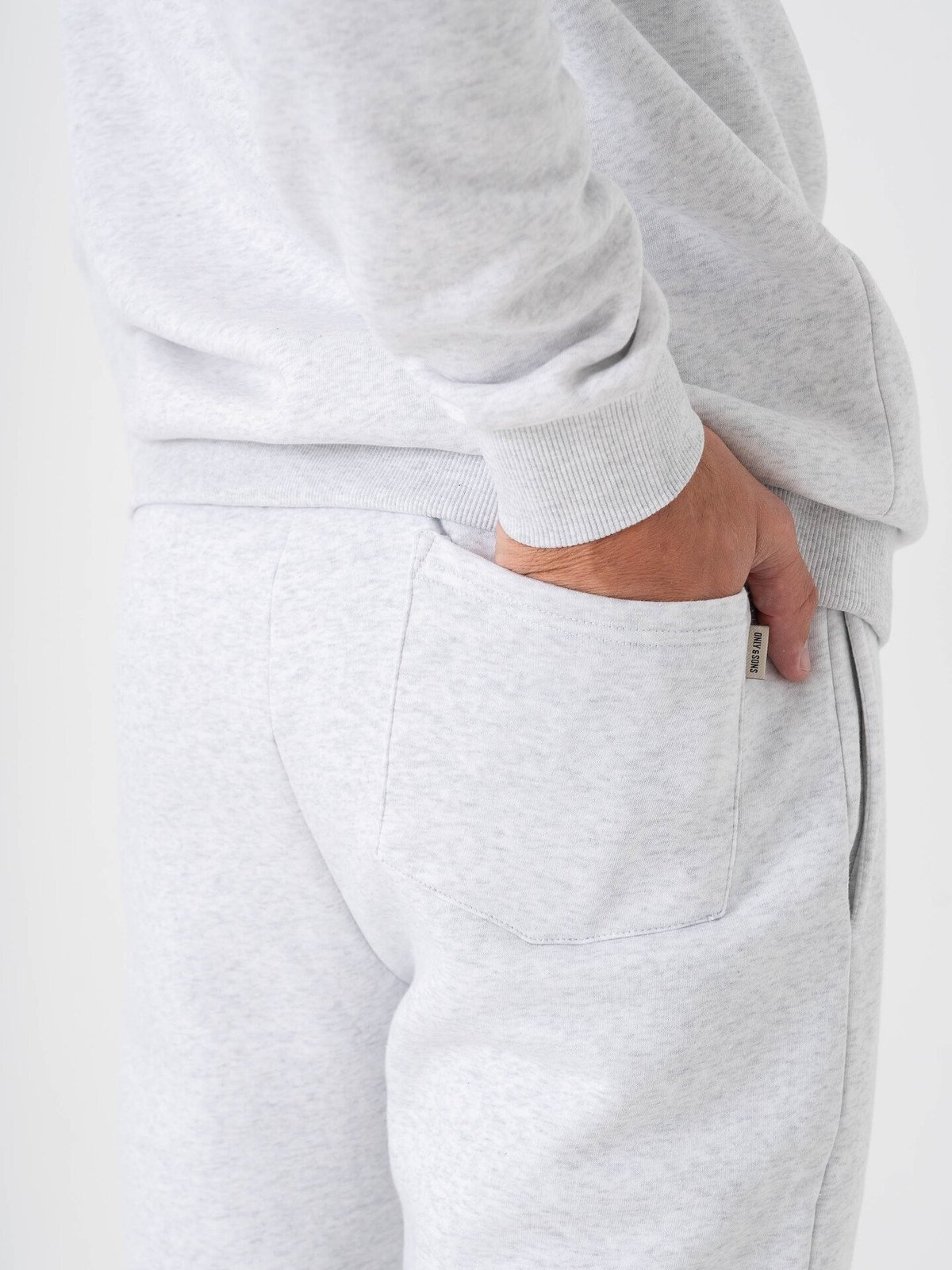 Only & Sons Ceres Sweat Pants Super Light Grey Melange