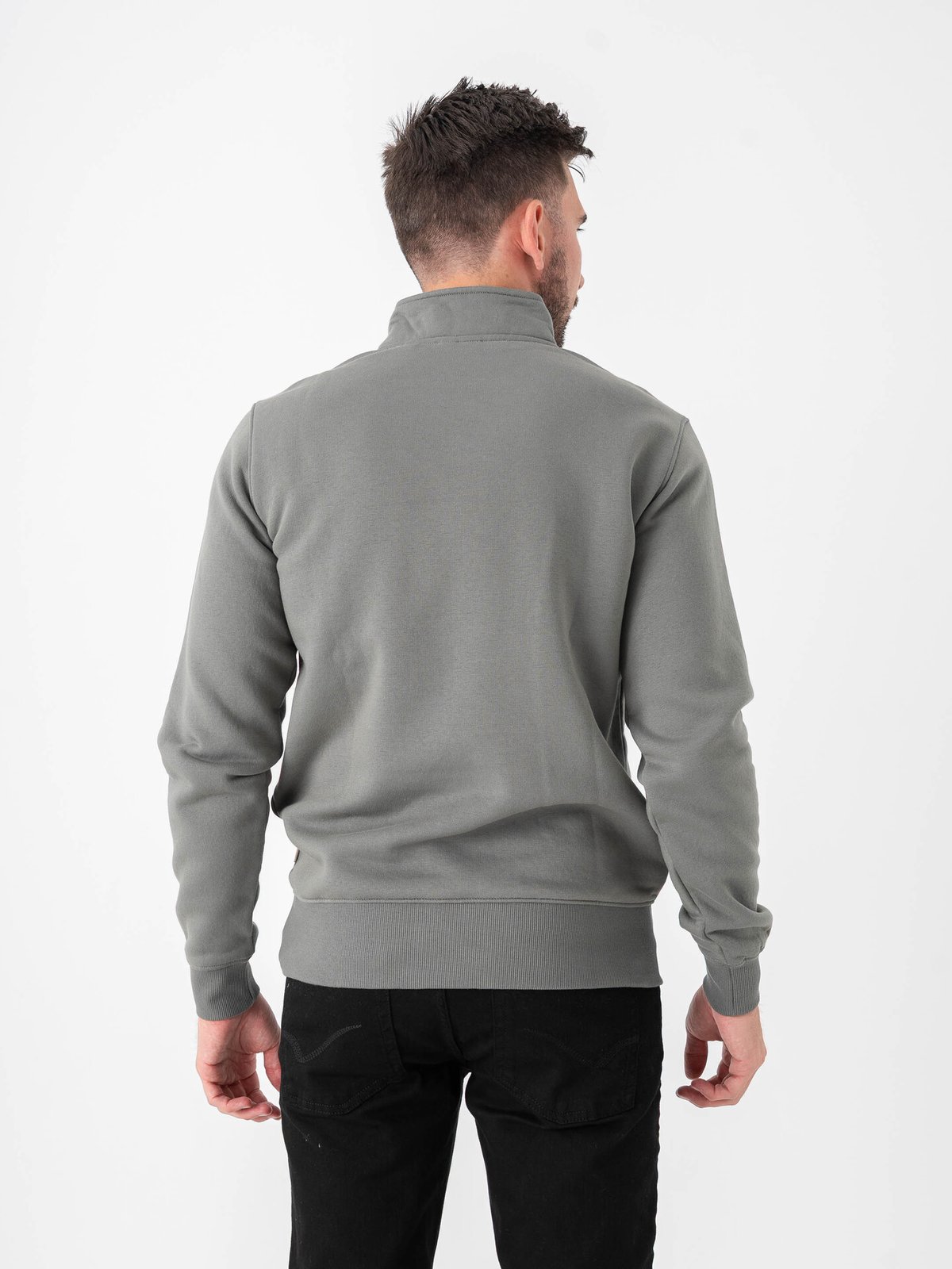 Only & Sons Ceres Half Zip Sweat Castor Gray