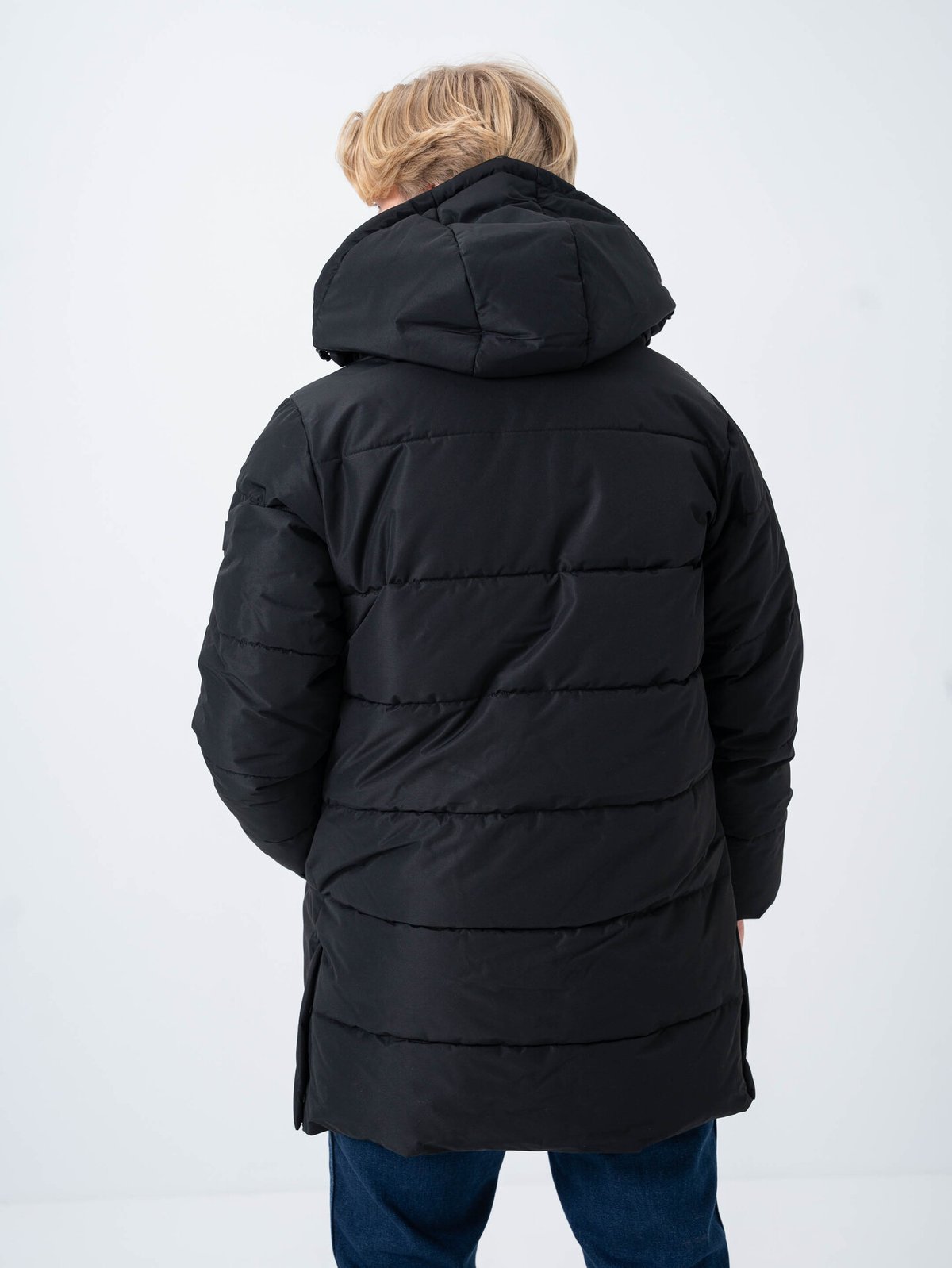 Only & Sons Carl Life Long Quilted Coat Black