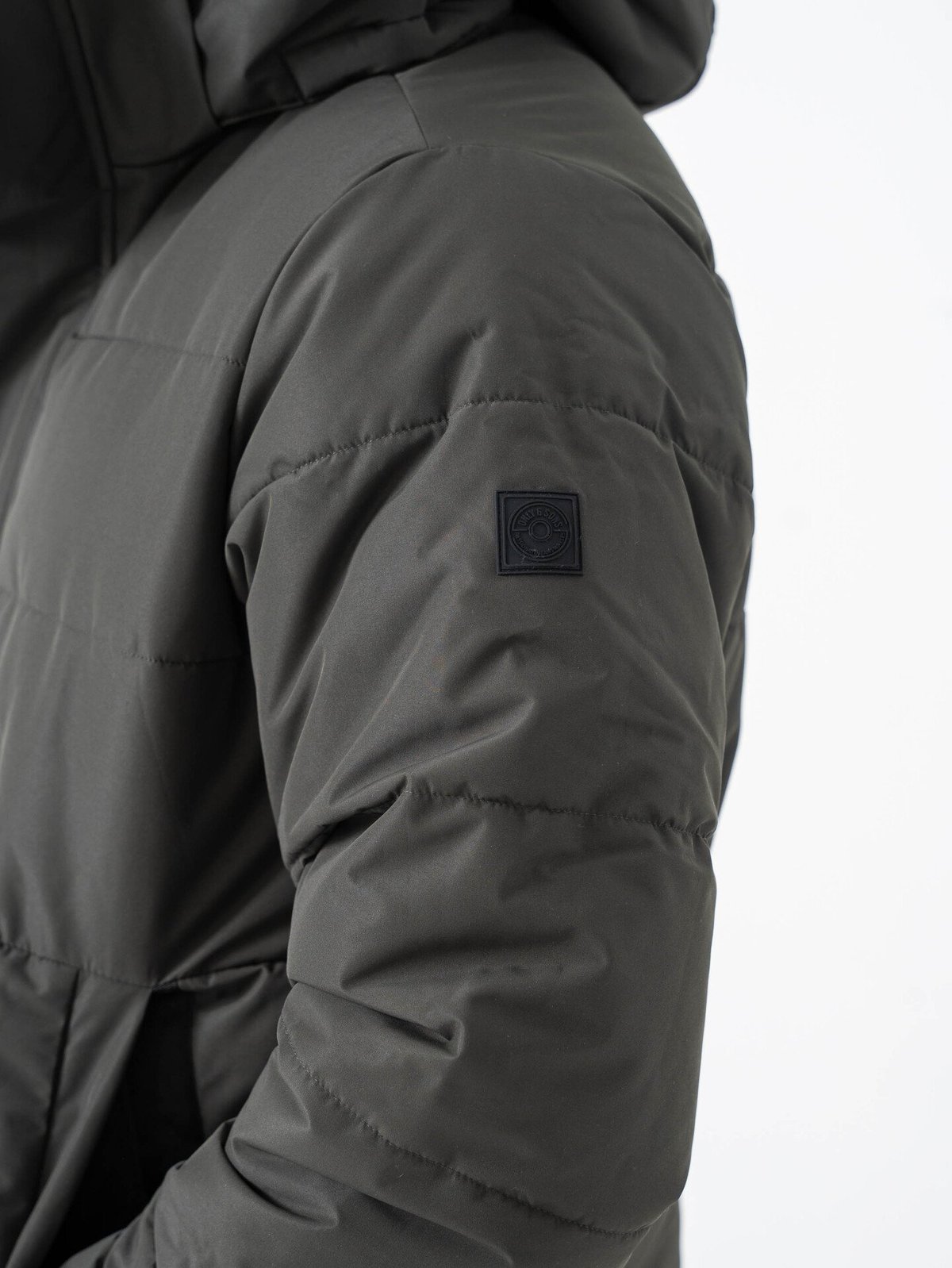 Only & Sons Carl Life Long Quilted Coat Peat