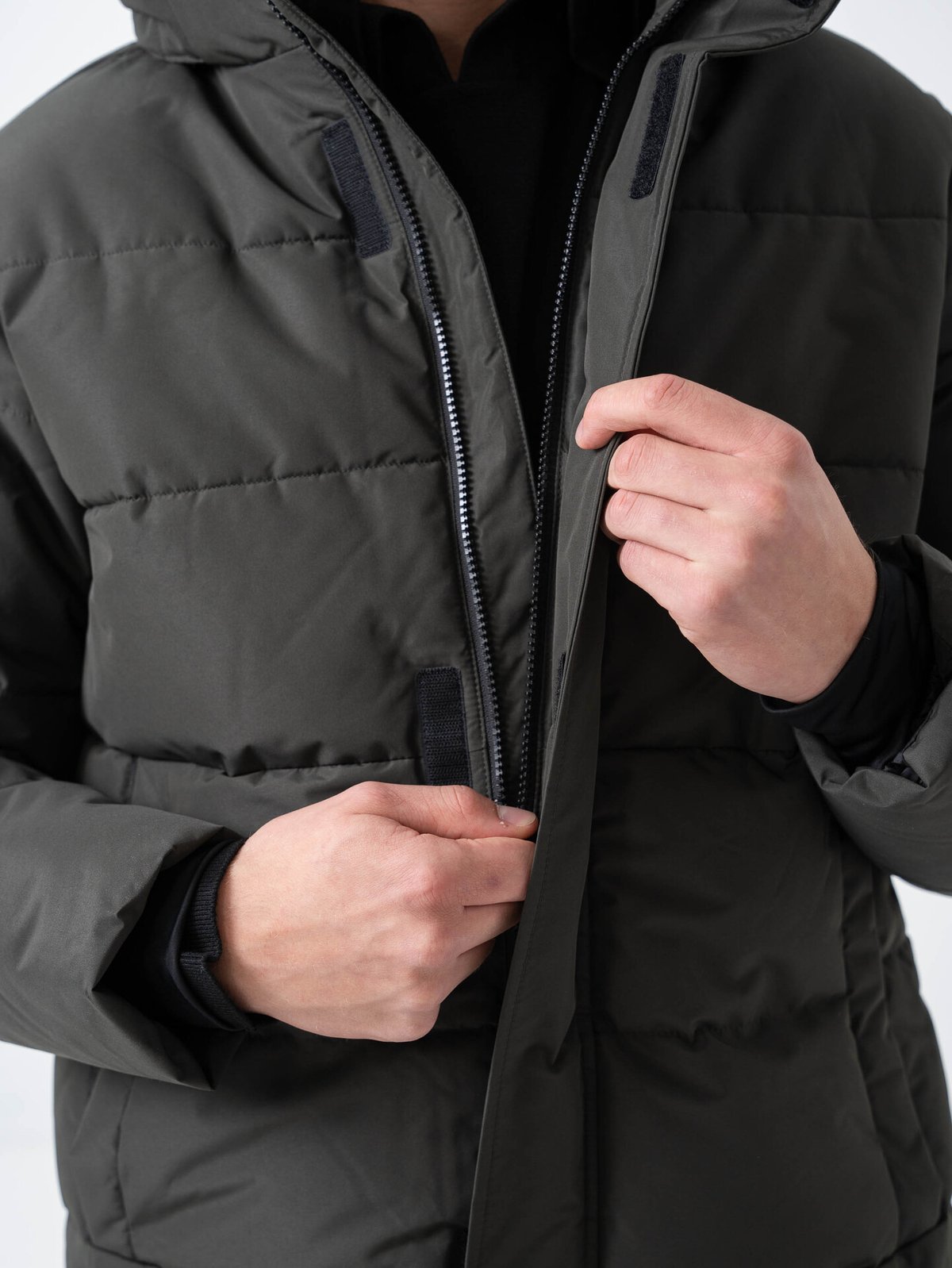 Only & Sons Carl Life Long Quilted Coat Peat