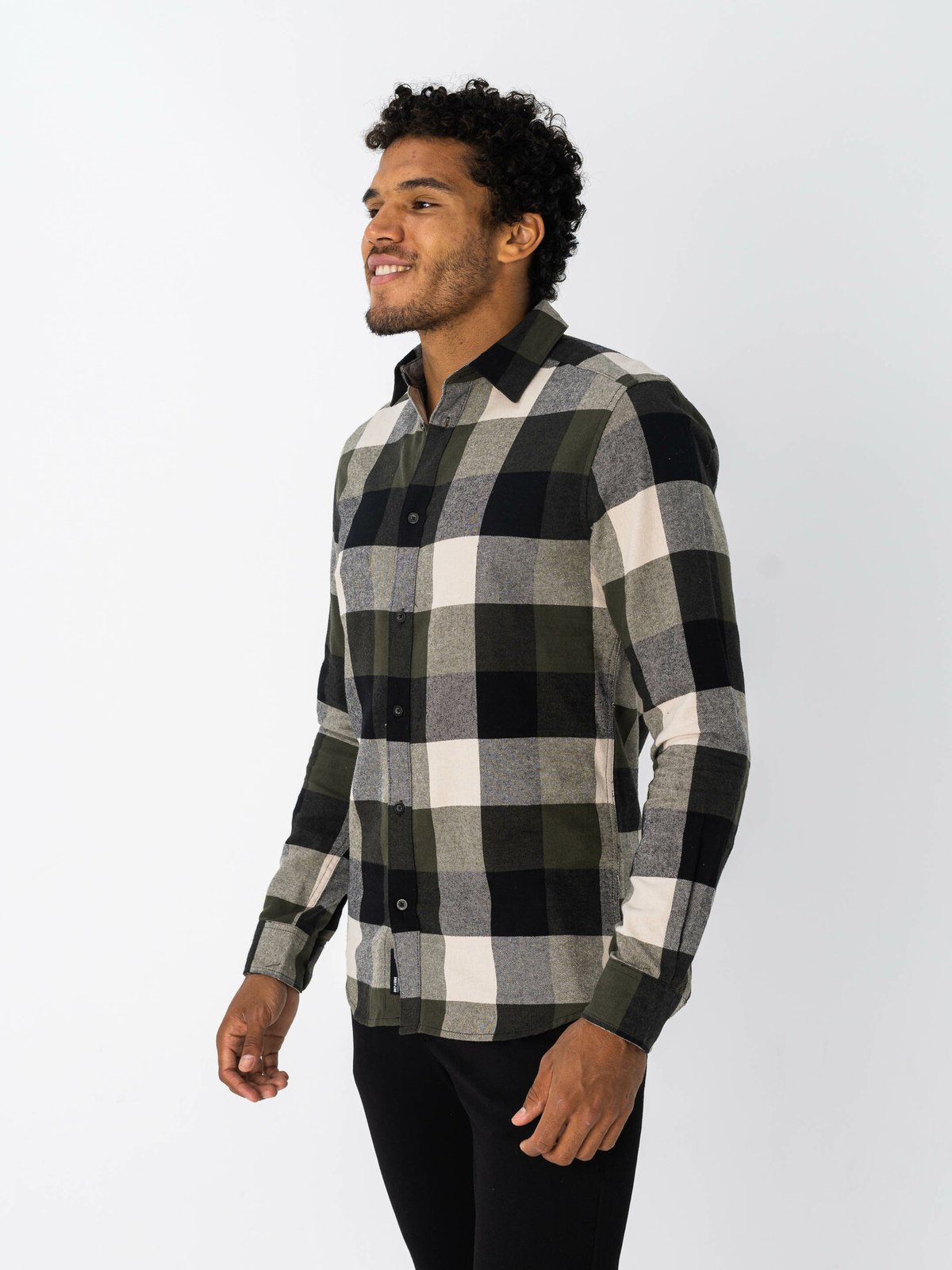 Only & Sons Gudmund Check Shirt Forest Night