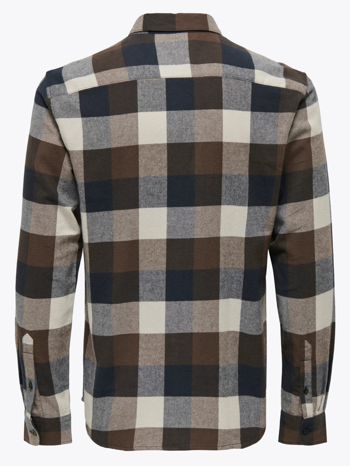 Only & Sons Gudmund Check Shirt Hot Fudge