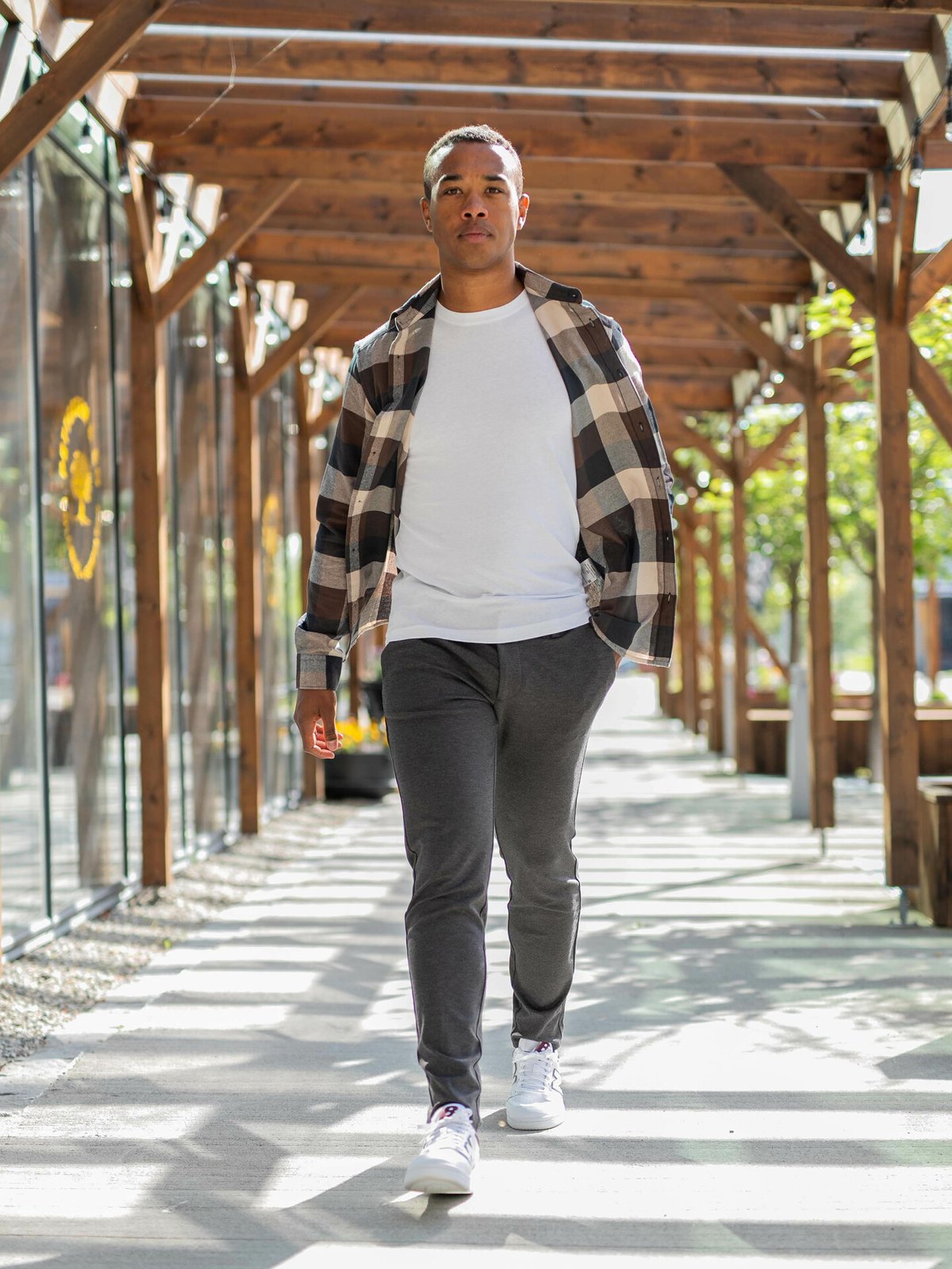 Only & Sons Gudmund Check Shirt Hot Fudge