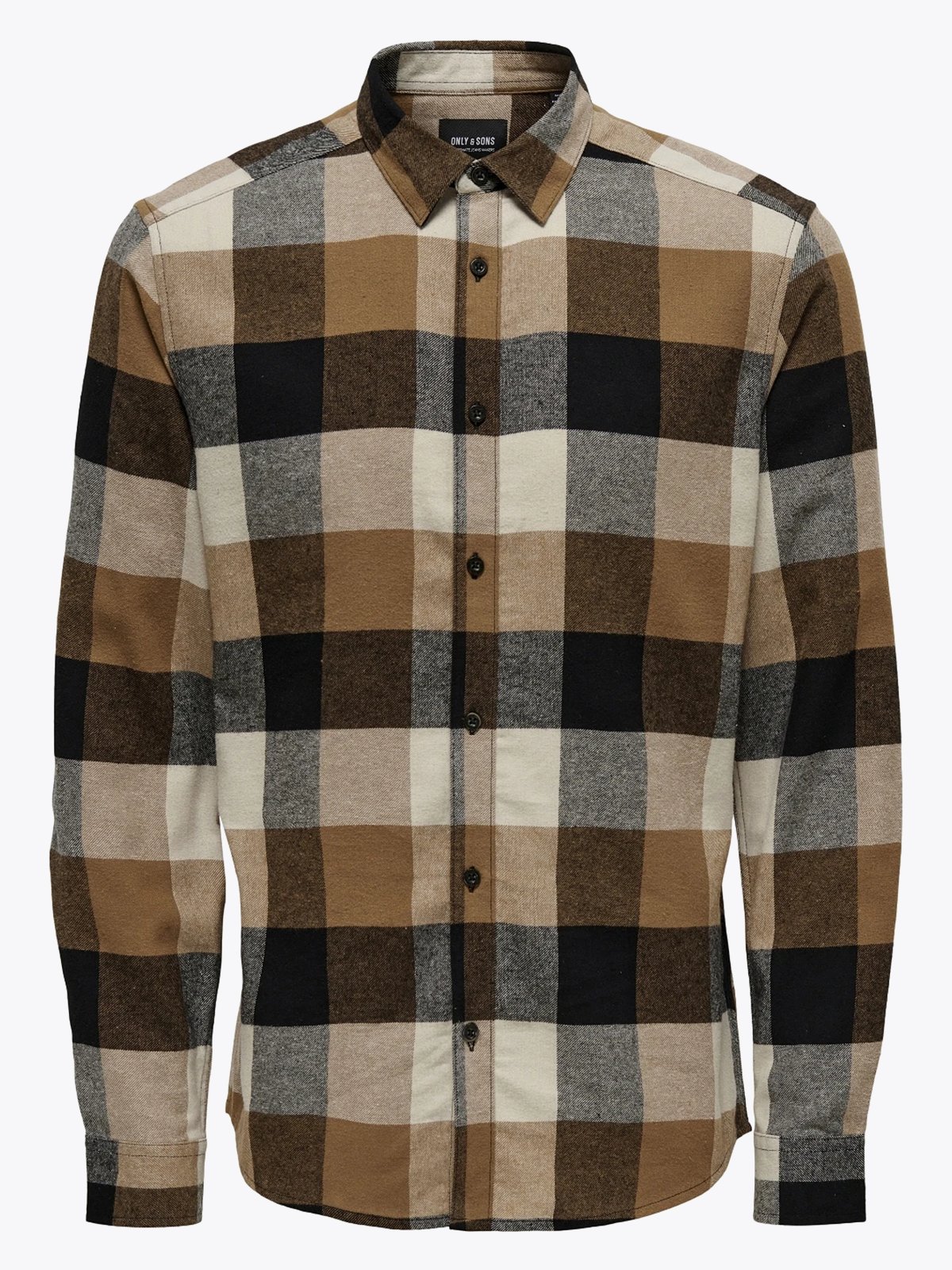 Only & Sons Gudmund Check Shirt Grå / Silver Lining