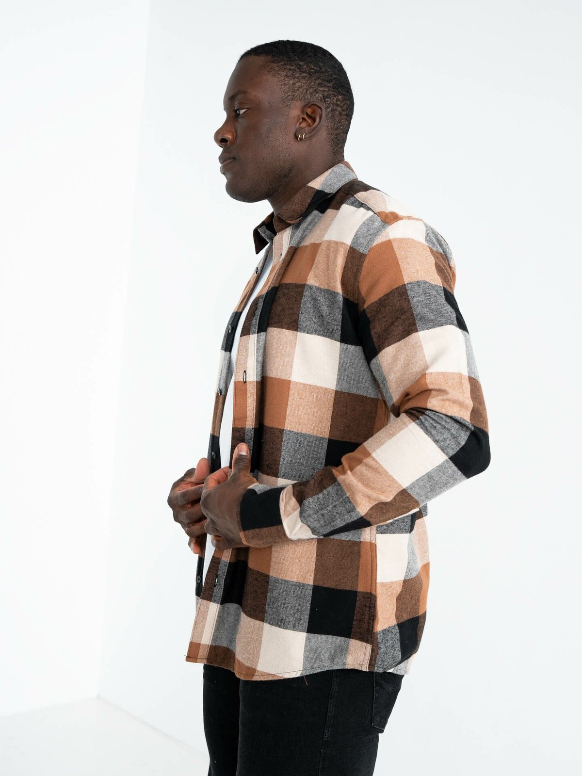 Only & Sons Gudmund Check Shirt Grå / Silver Lining
