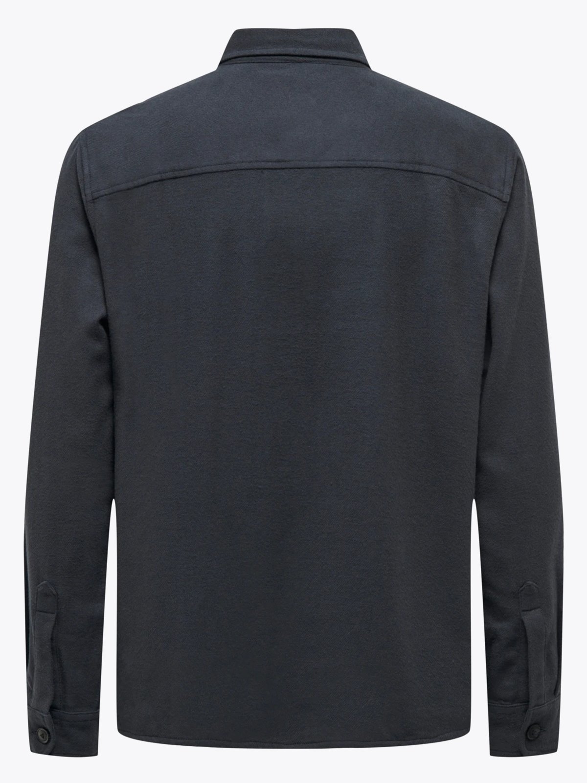Only & Sons Milo Long Sleeve Solid Overshirt Dark Navy