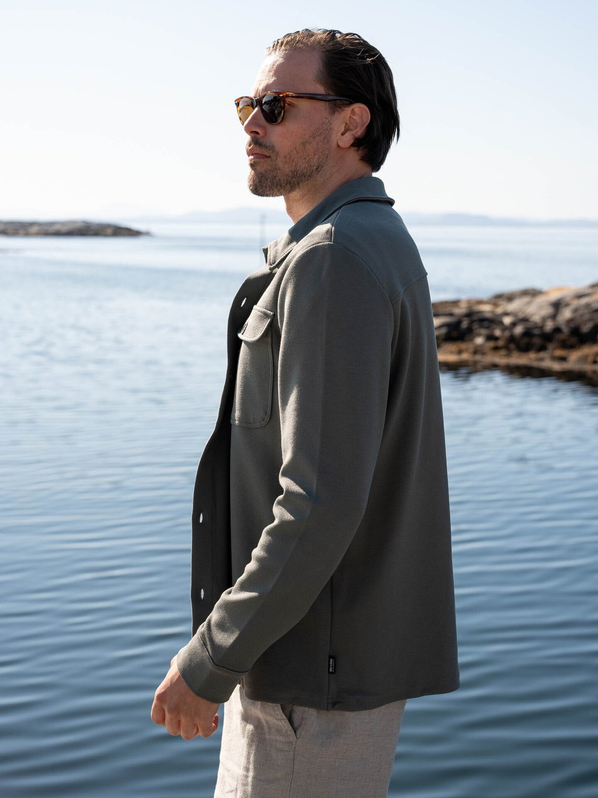 Only & Sons Newkodyl Overshirt Sweat Castor Gray