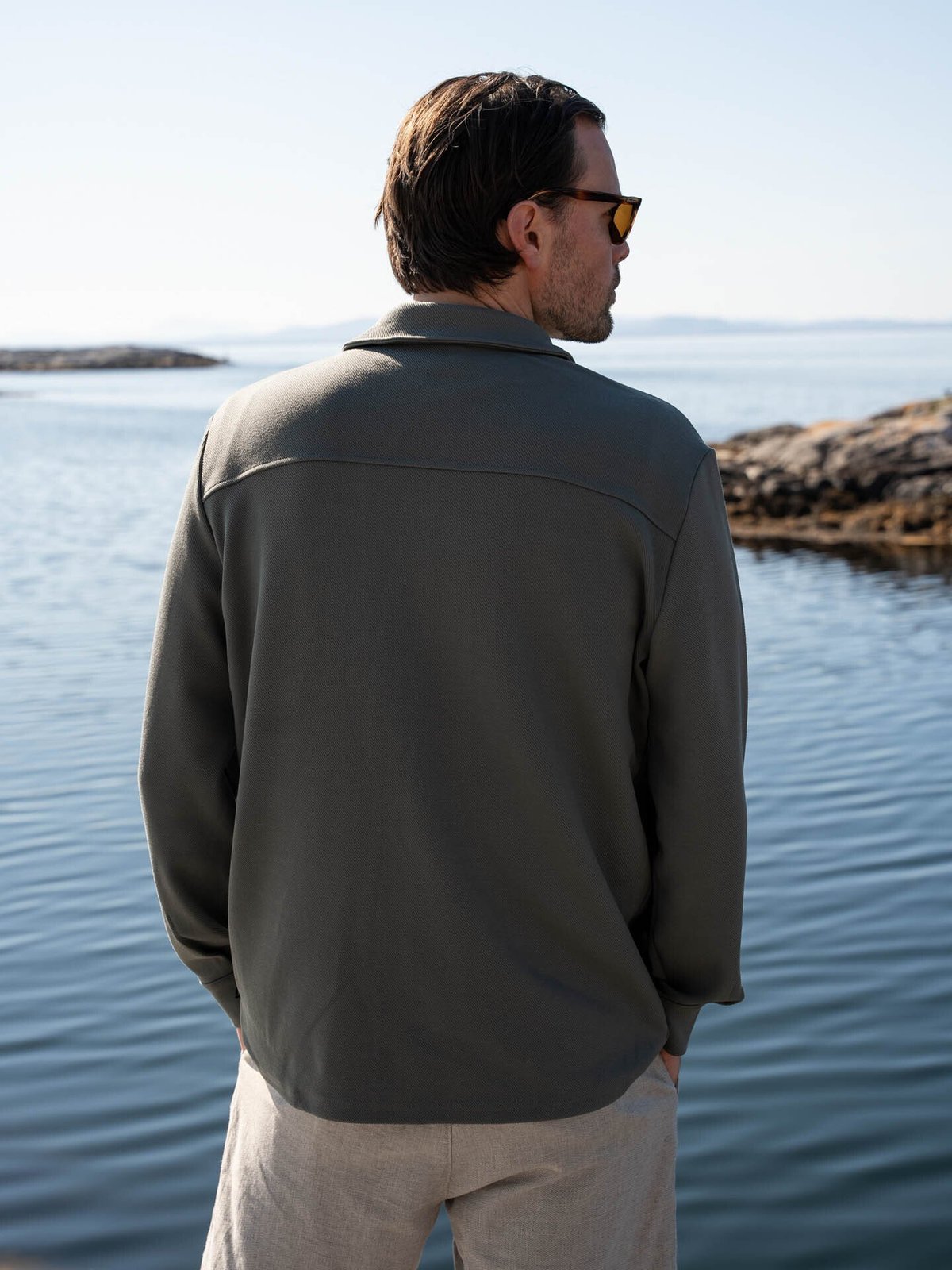 Only & Sons Newkodyl Overshirt Sweat Castor Gray