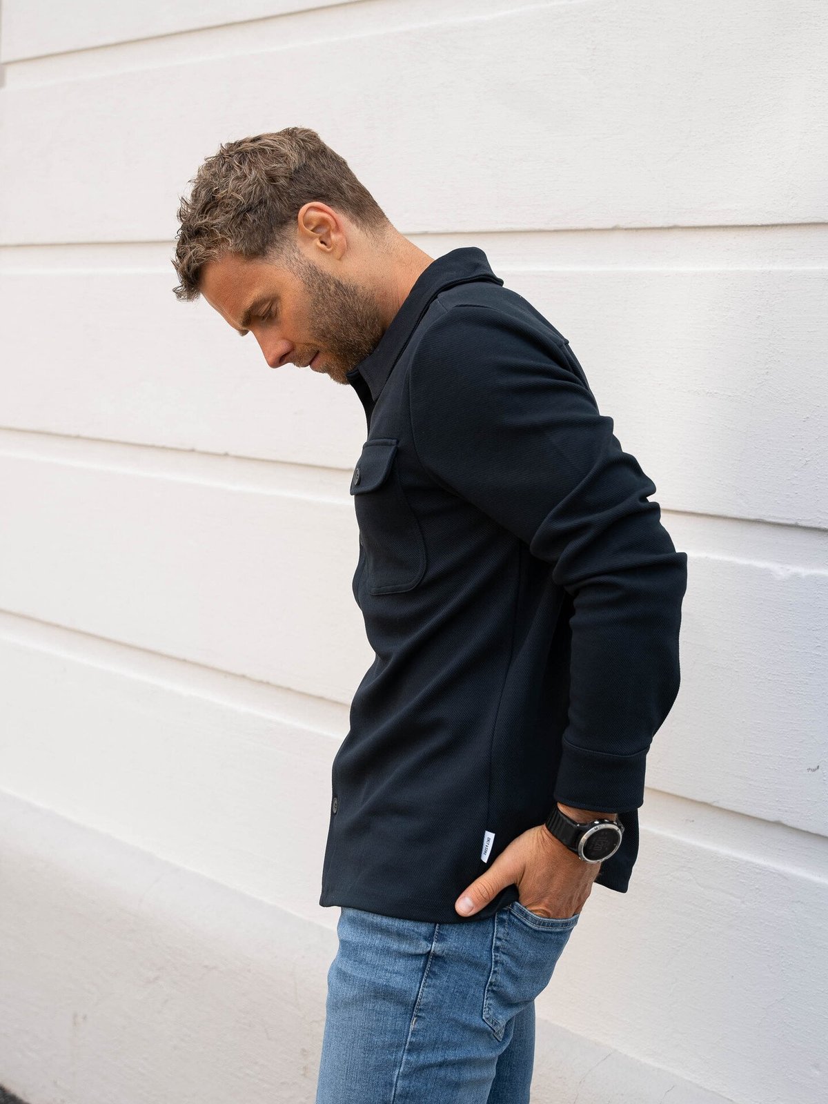 Only & Sons Newkodyl Overshirt Sweat Dark Navy