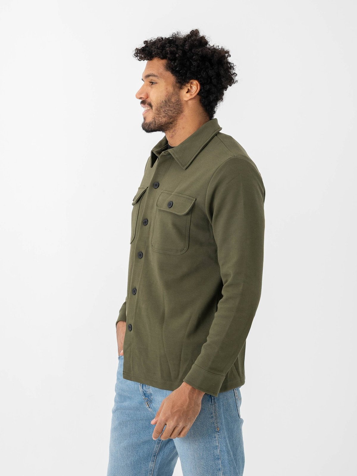 Only & Sons Newkodyl Overshirt Sweat Olive Night