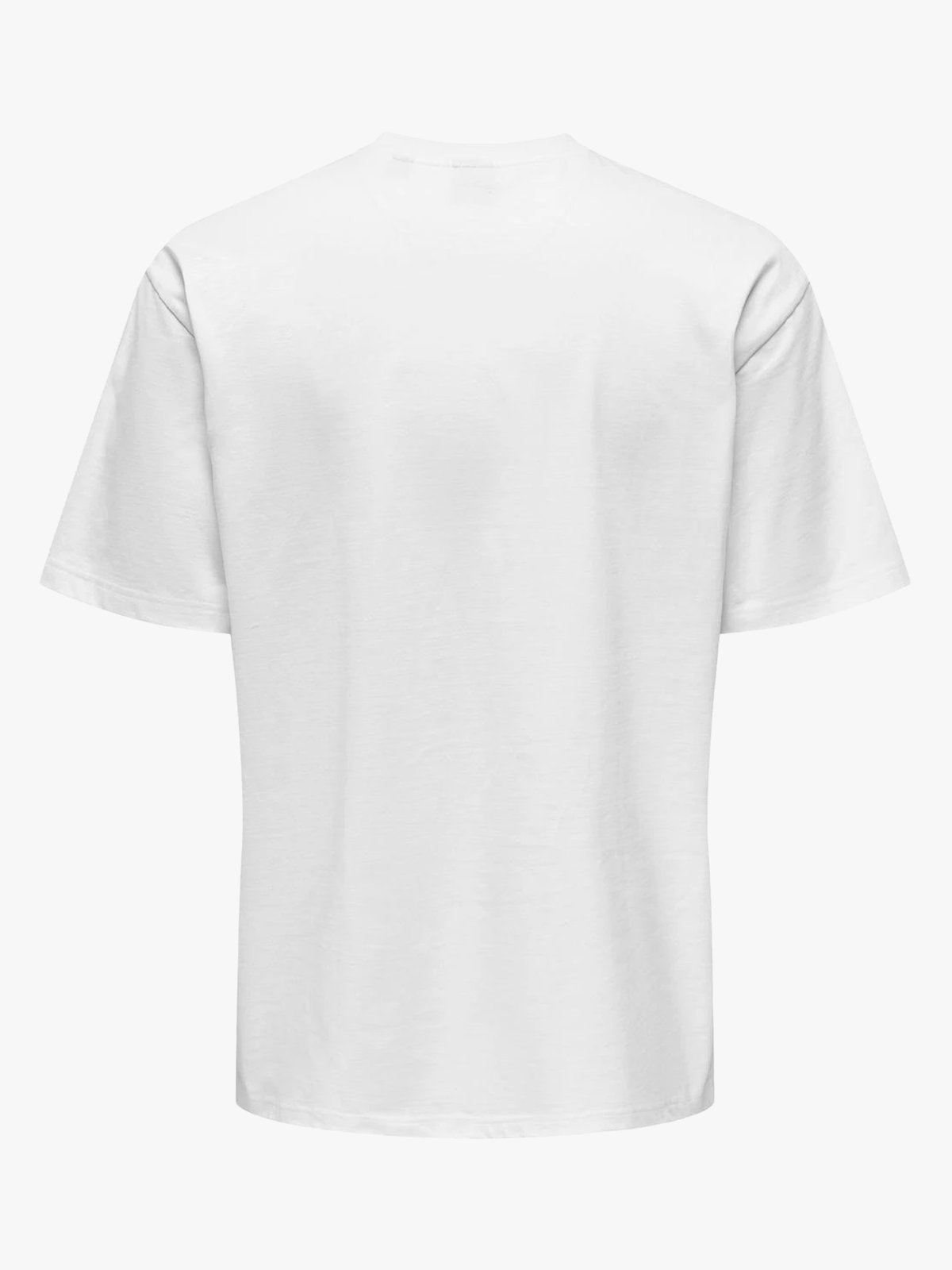 Only & Sons Fred Life Short Sleeve Tee Bright White