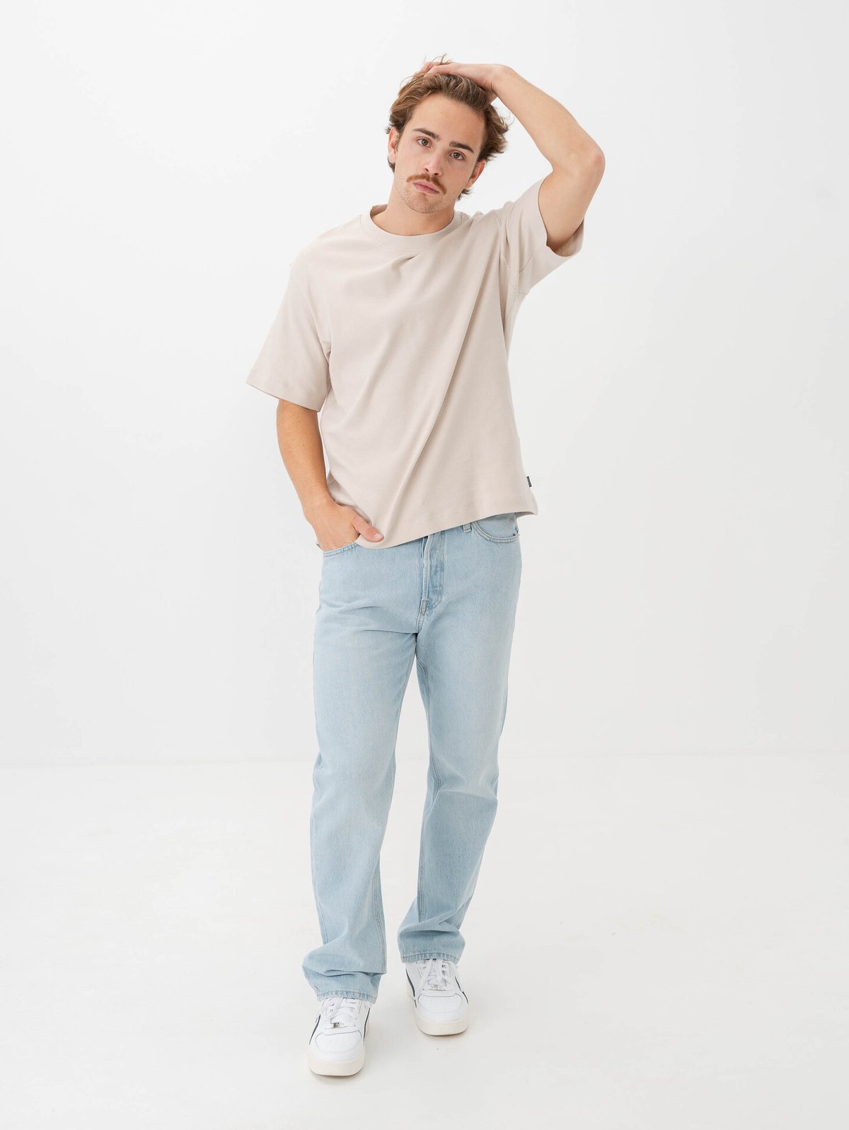 Only & Sons Fred Life Short Sleeve Tee Silver Lining