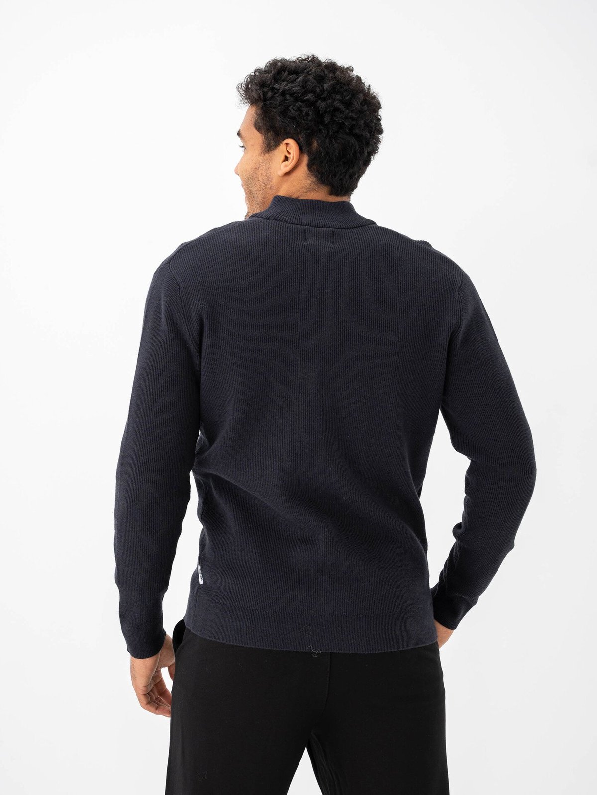 Only & Sons Phil Regular Structure Card Knit Dark Navy