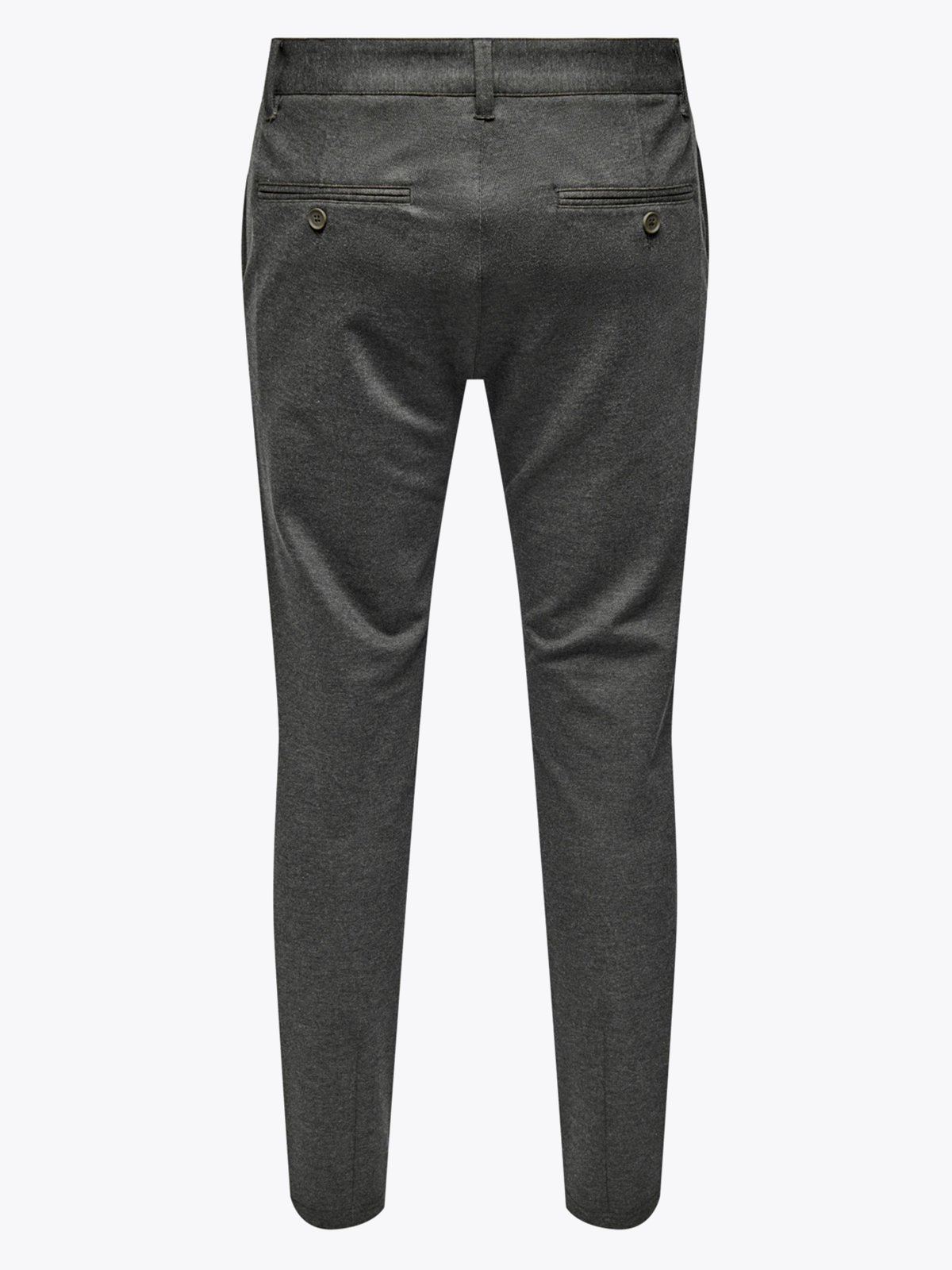 Only & Sons Mark Slim Fit Herringbone Pant Slate Black