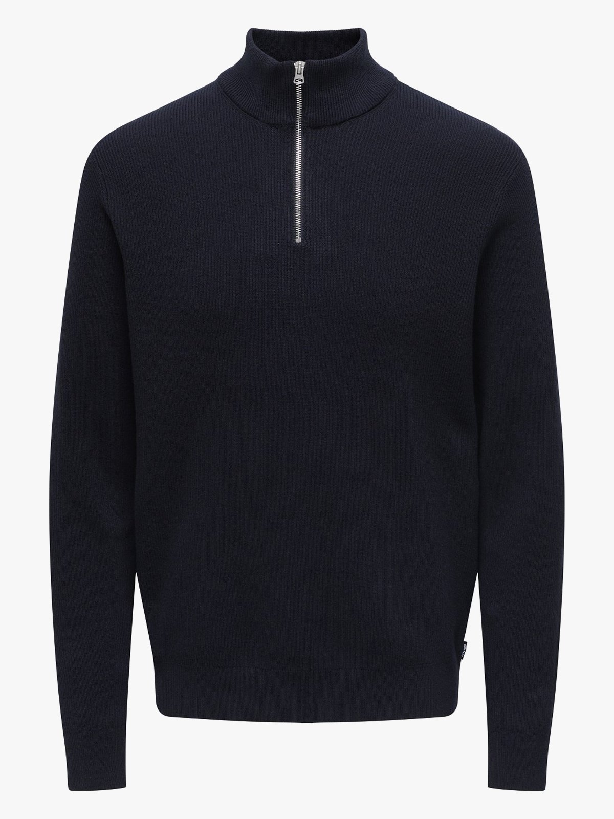 Only & Sons Phil Reg Cotton Half Zip Knit Dark Navy