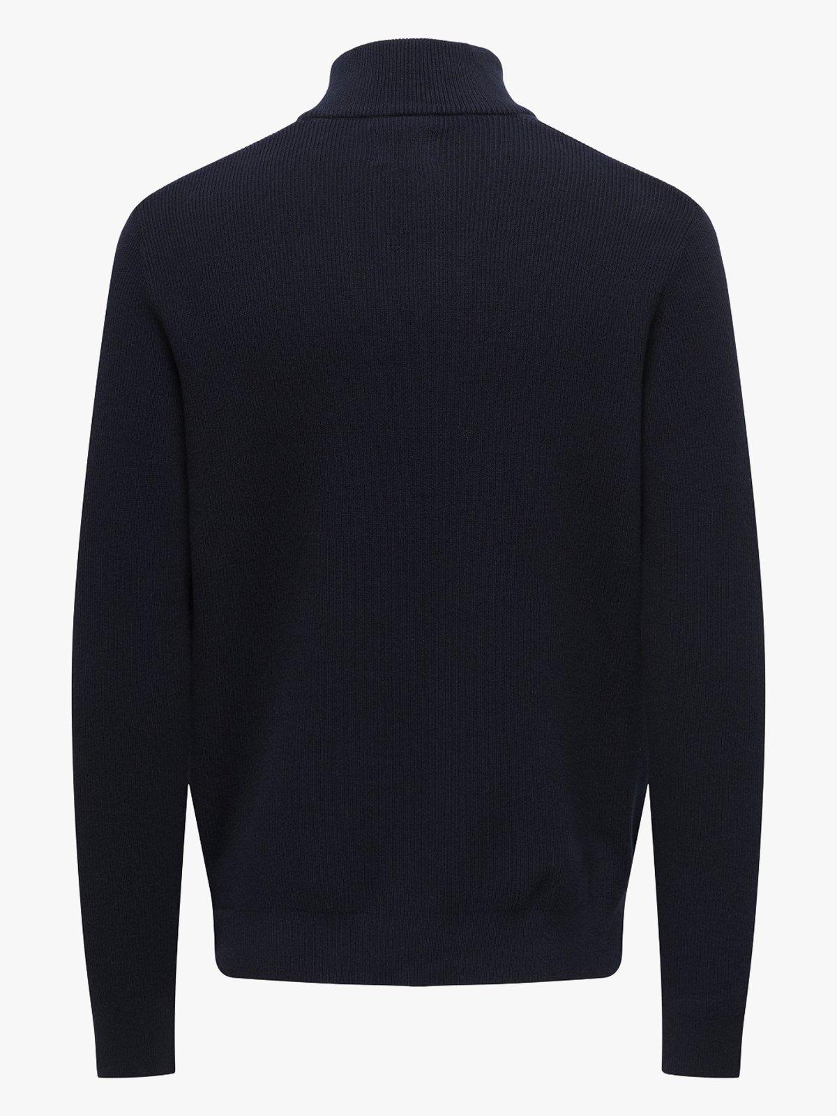 Only & Sons Phil Reg Cotton Half Zip Knit Dark Navy