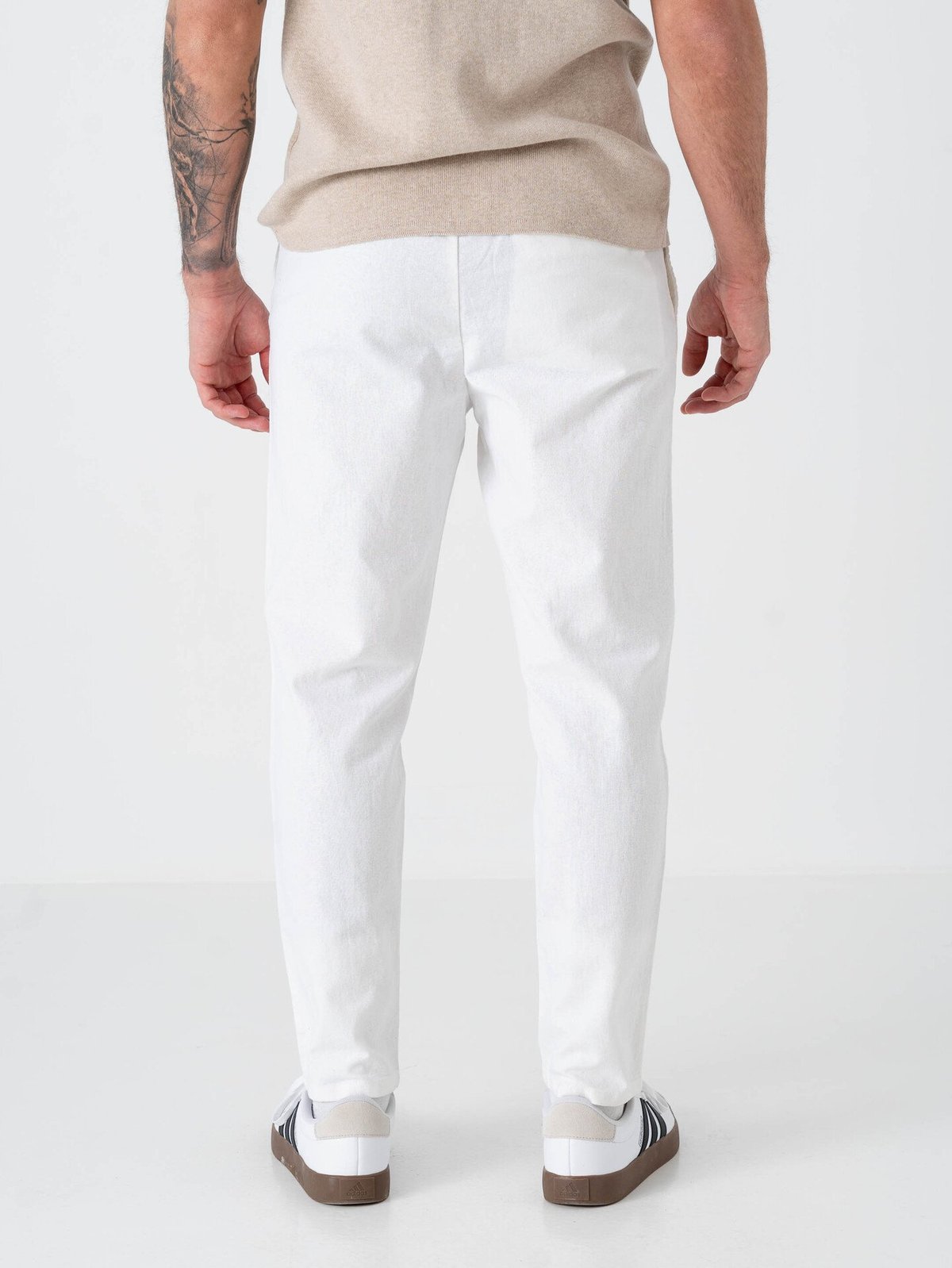 Only & Sons Linus Crop Pants Bright White