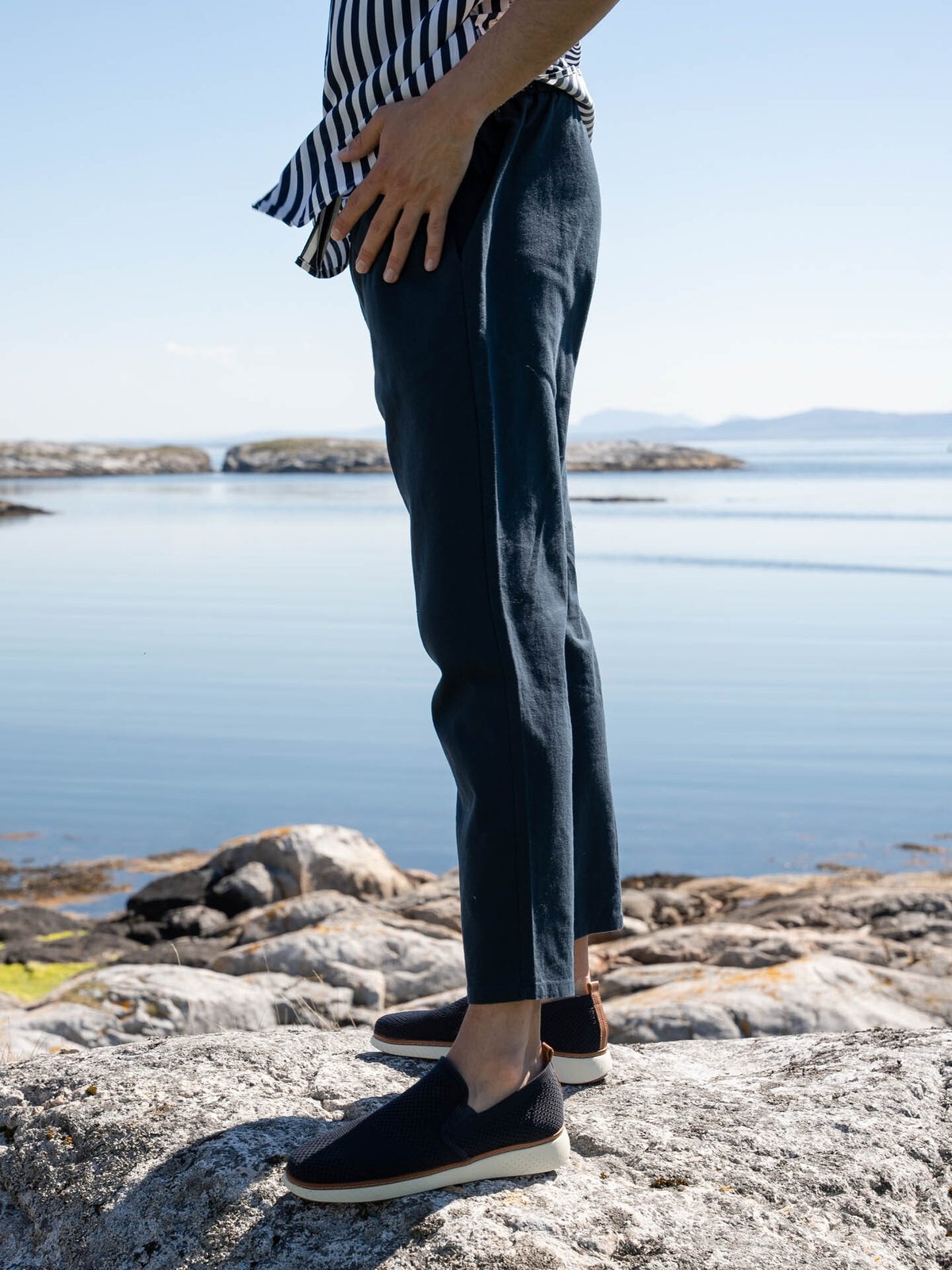 Only & Sons Linus Crop Pants Dark Navy