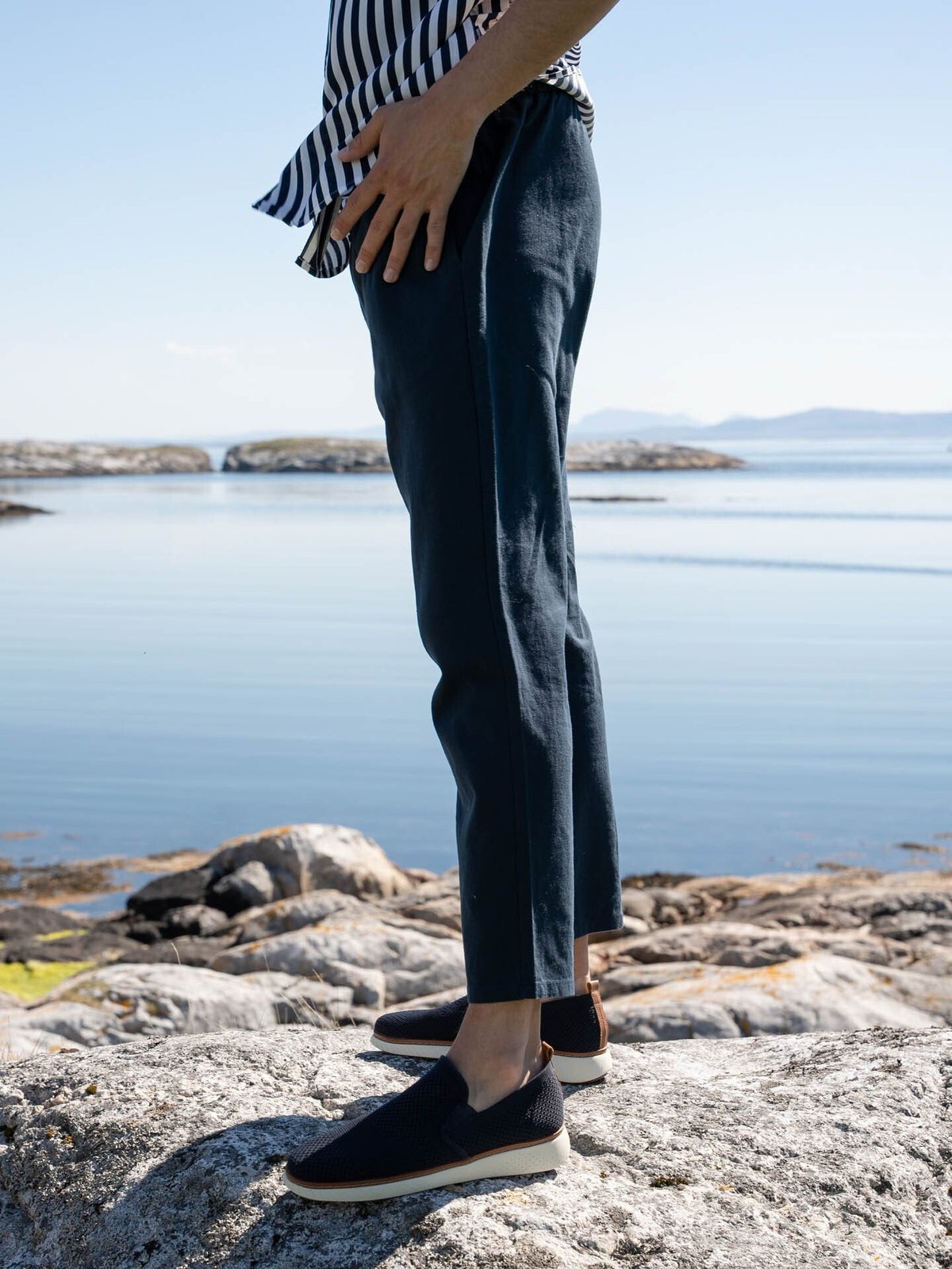 Only & Sons Linus Crop Pants Dark Navy