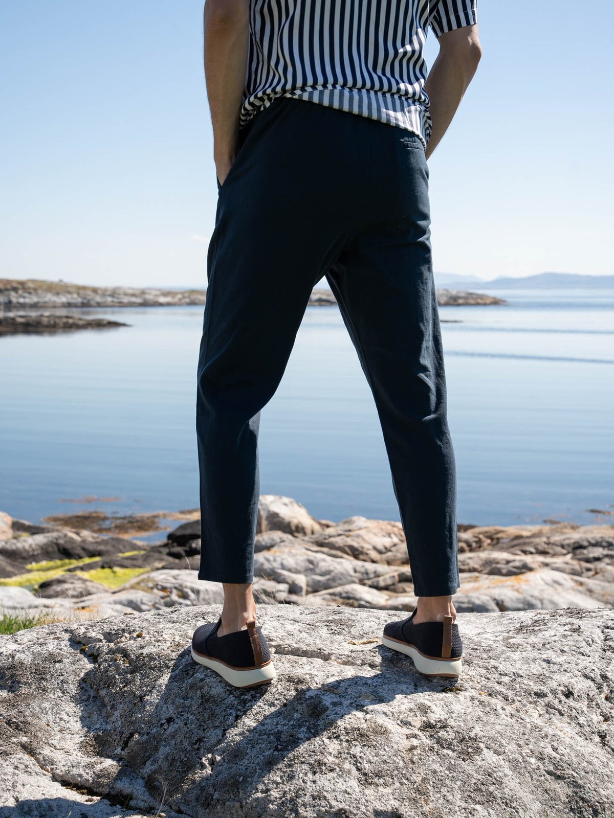 Only & Sons Linus Crop Pants Dark Navy