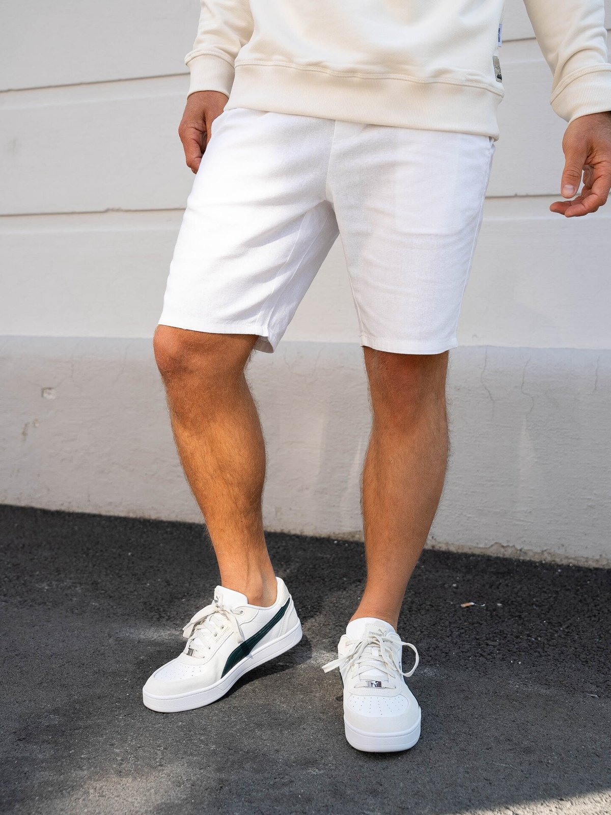 Only & Sons Linus Shorts Bright White