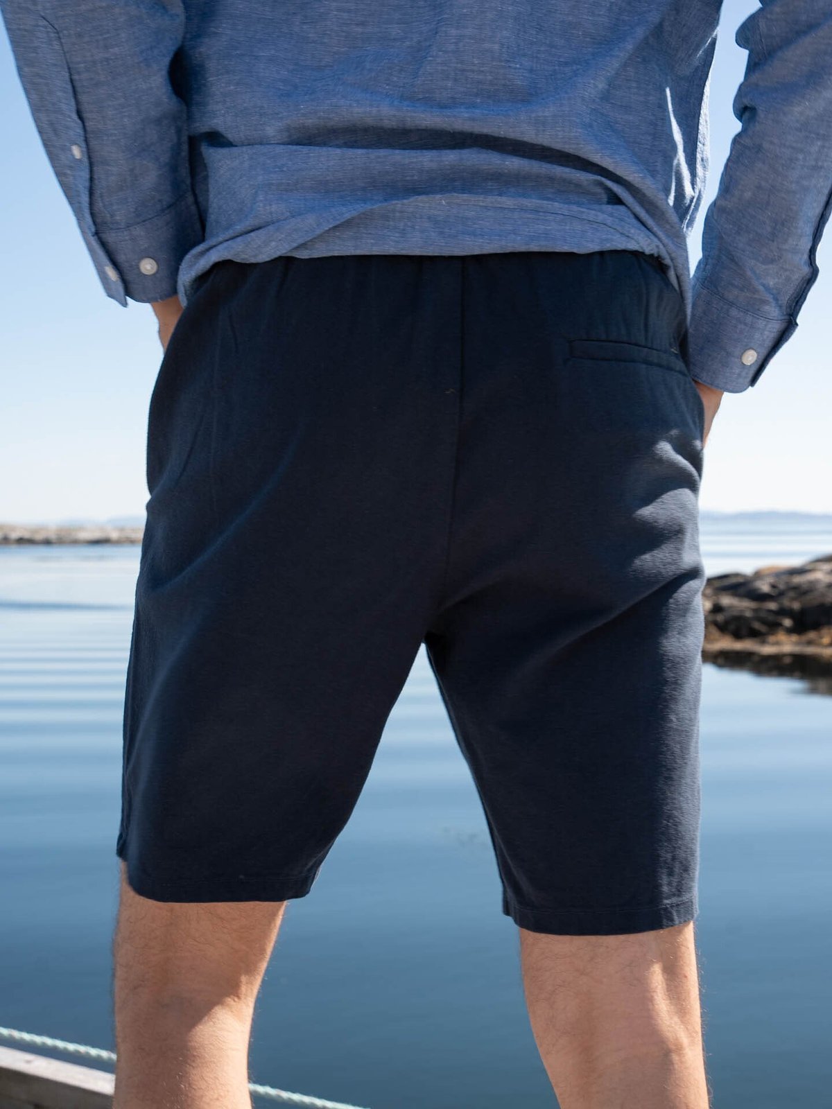 Only & Sons Linus Shorts Dark Navy
