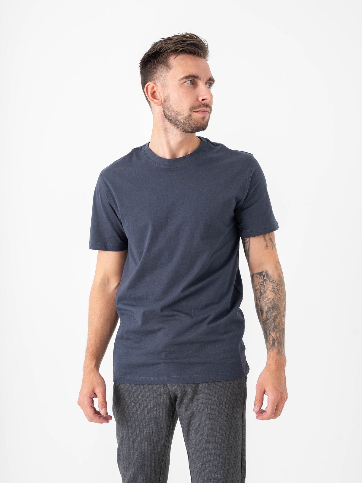 Only & Sons Max Life Short Sleeve Stitch Tee Blue nights