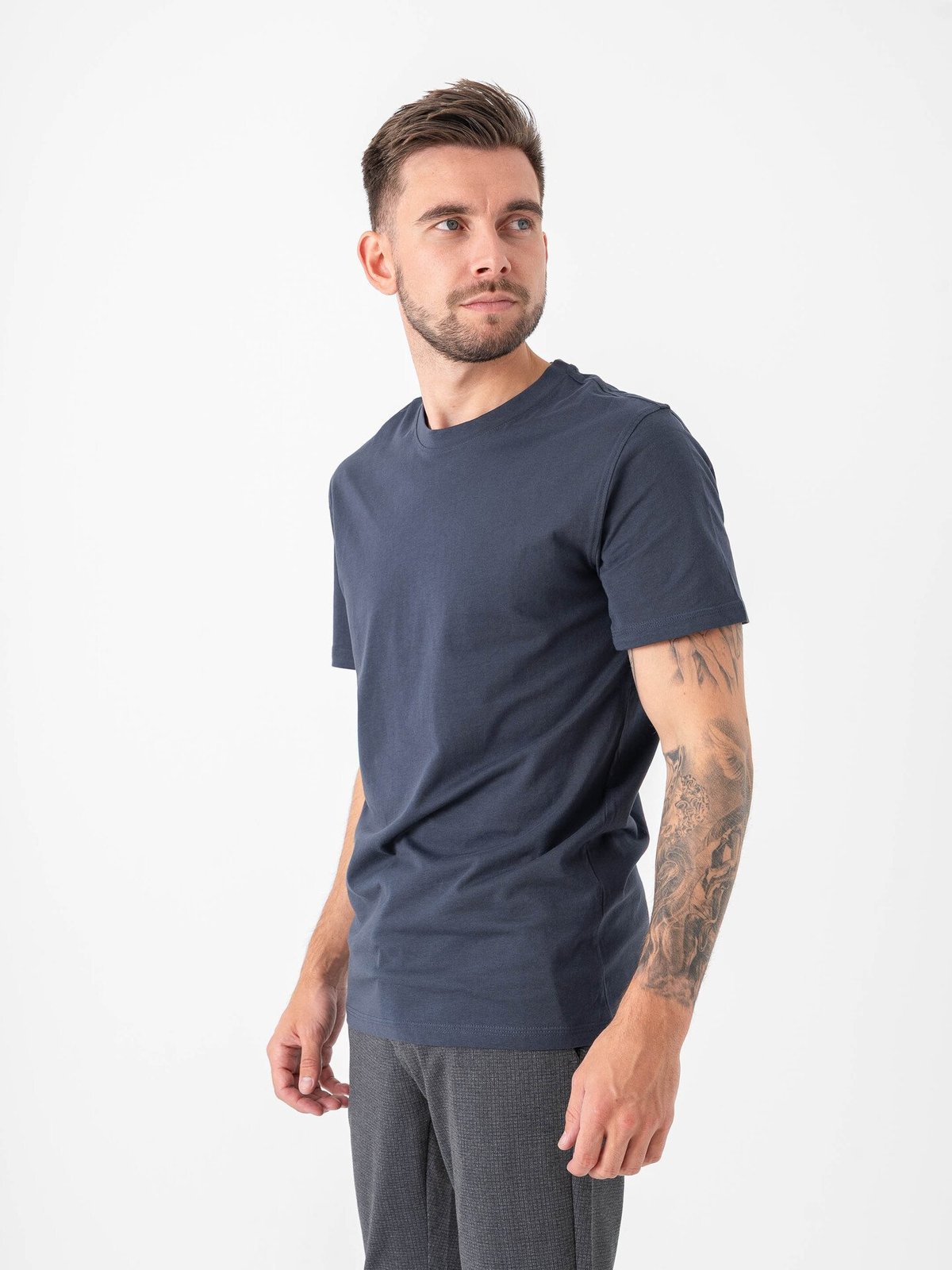 Only & Sons Max Life Short Sleeve Stitch Tee Blue nights